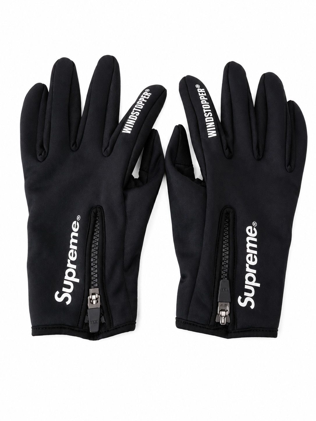 Number (N)ine × Supreme Black Number Nine Supreme Leather Gloves