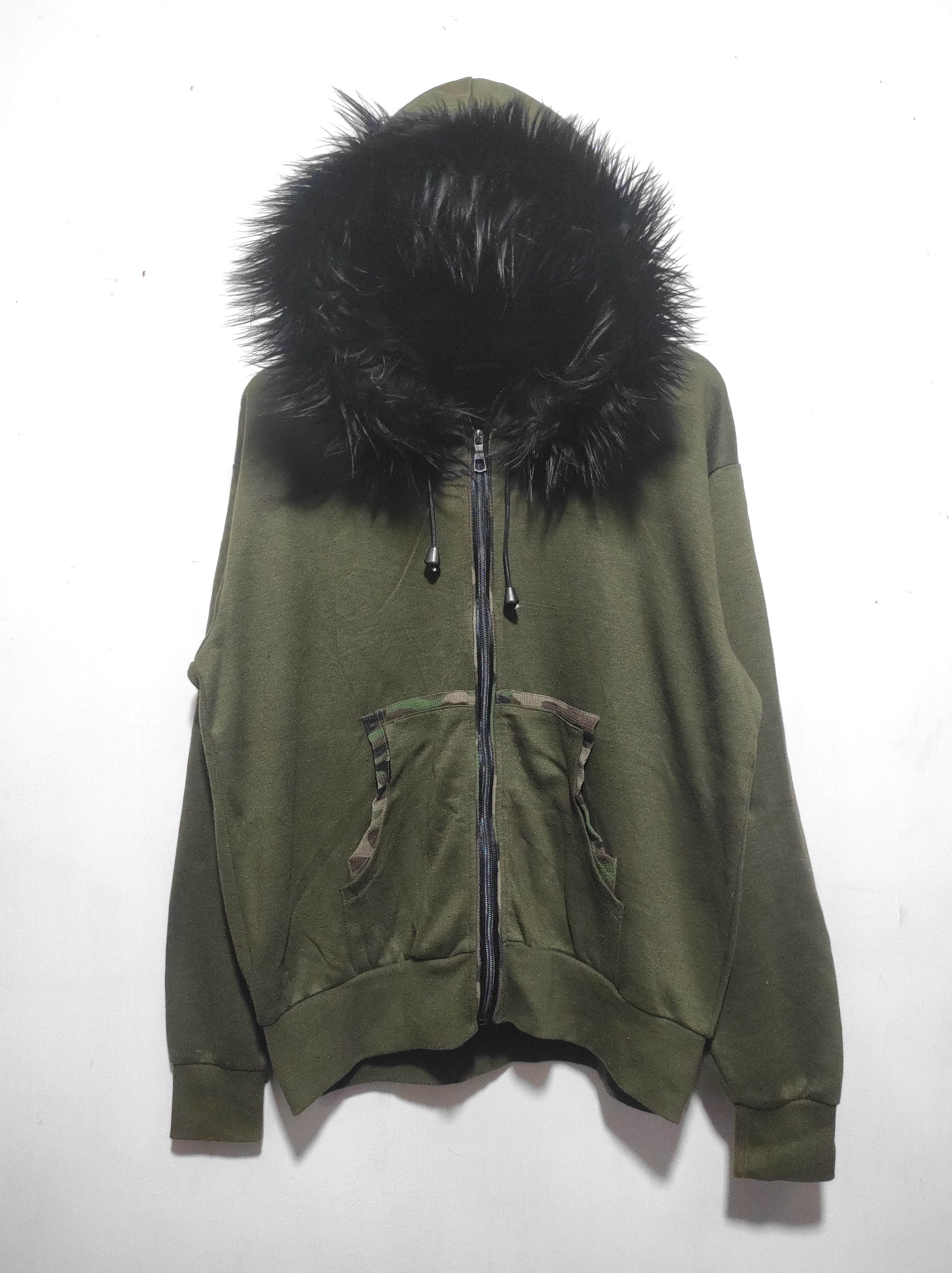 Hysteric Glamour Rimaster camo Zipper Fur 2 Hoodie IfSixWasNine LGB style Size US L / EU 52-54 / 3 - 2 Thumbnail