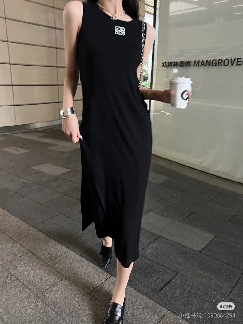 Loewe LOEWE Black sleeveless elastic dress Size XS / US 0-2 / IT 36-38 - 6 Thumbnail