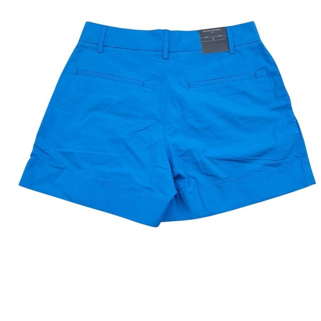 Banana Republic Banana Republic Women Cotton Blend Pleated Shorts 8 Waist 30 Size 30" / US 8 / IT 44 - 3 Thumbnail