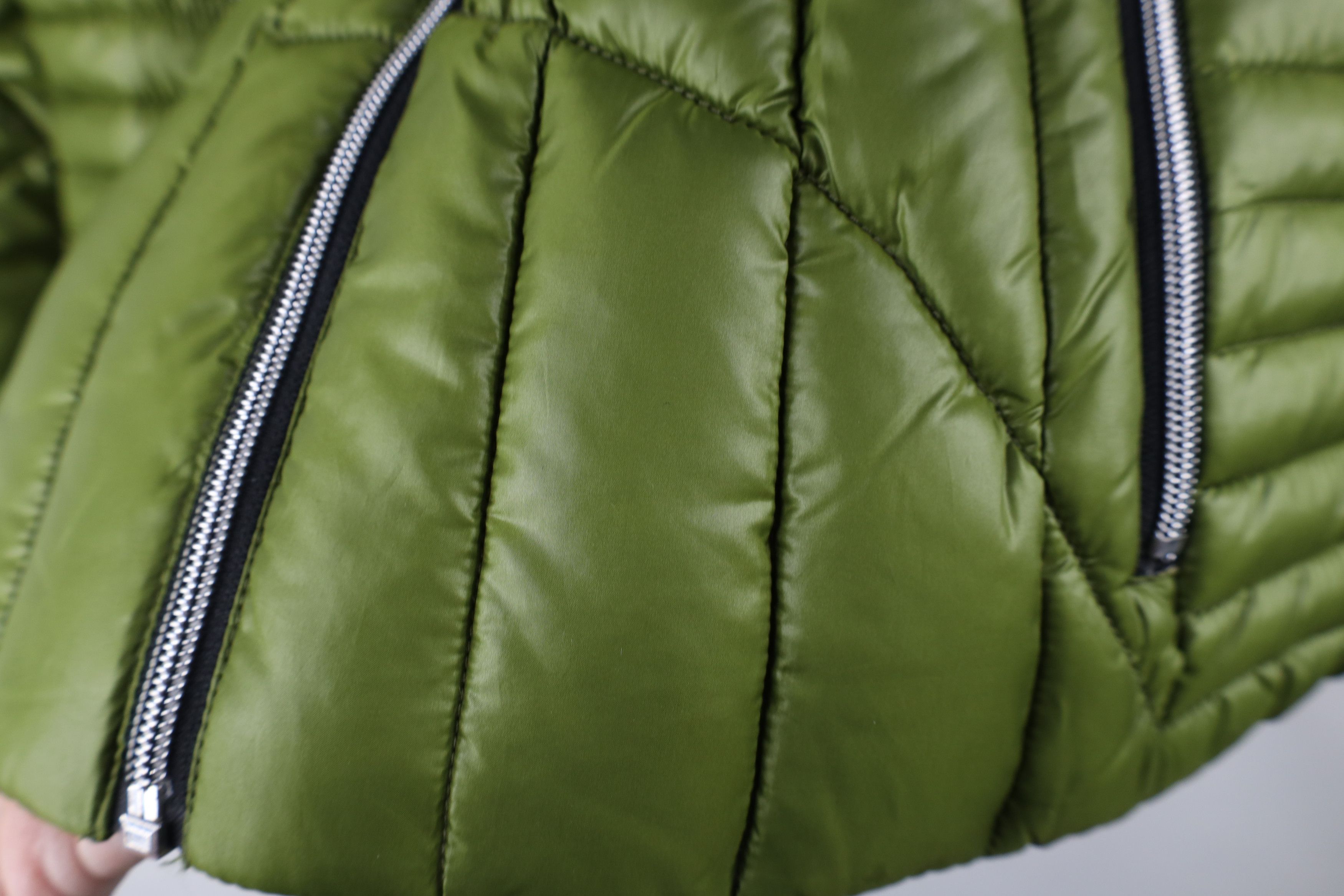 Guess × Vintage Vintage 90s Y2K Guess Babydoll Puffer Jacket Moss Green Size M / US 6-8 / IT 42-44 - 8 Thumbnail