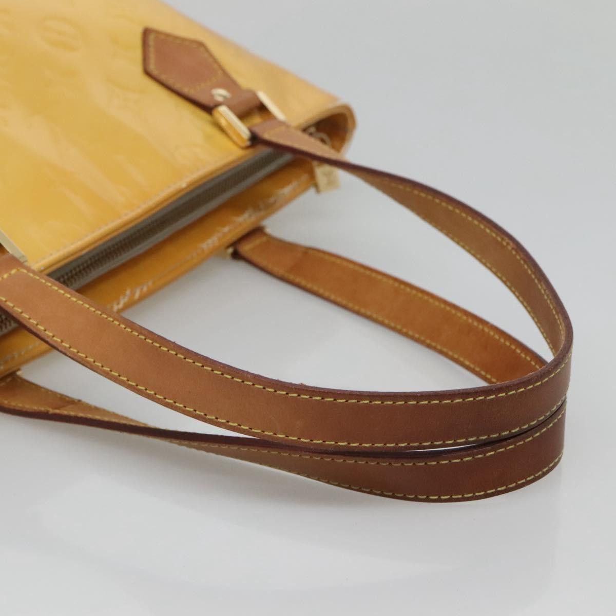 Louis Vuitton LOUIS VUITTON Monogram Vernis Houston Hand Bag Gris M91053 Size ONE SIZE - 7 Thumbnail