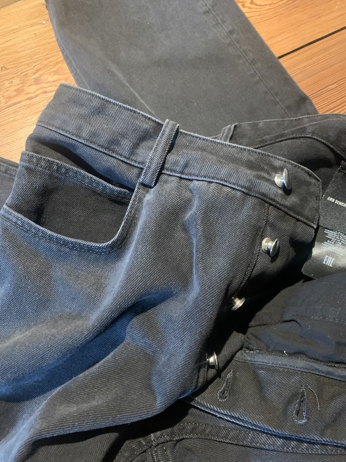 Ann Demeulemeester Ann Demeulemeester Leopold denim tag size 34 fits 32 Size US 32 / EU 48 - 3 Thumbnail