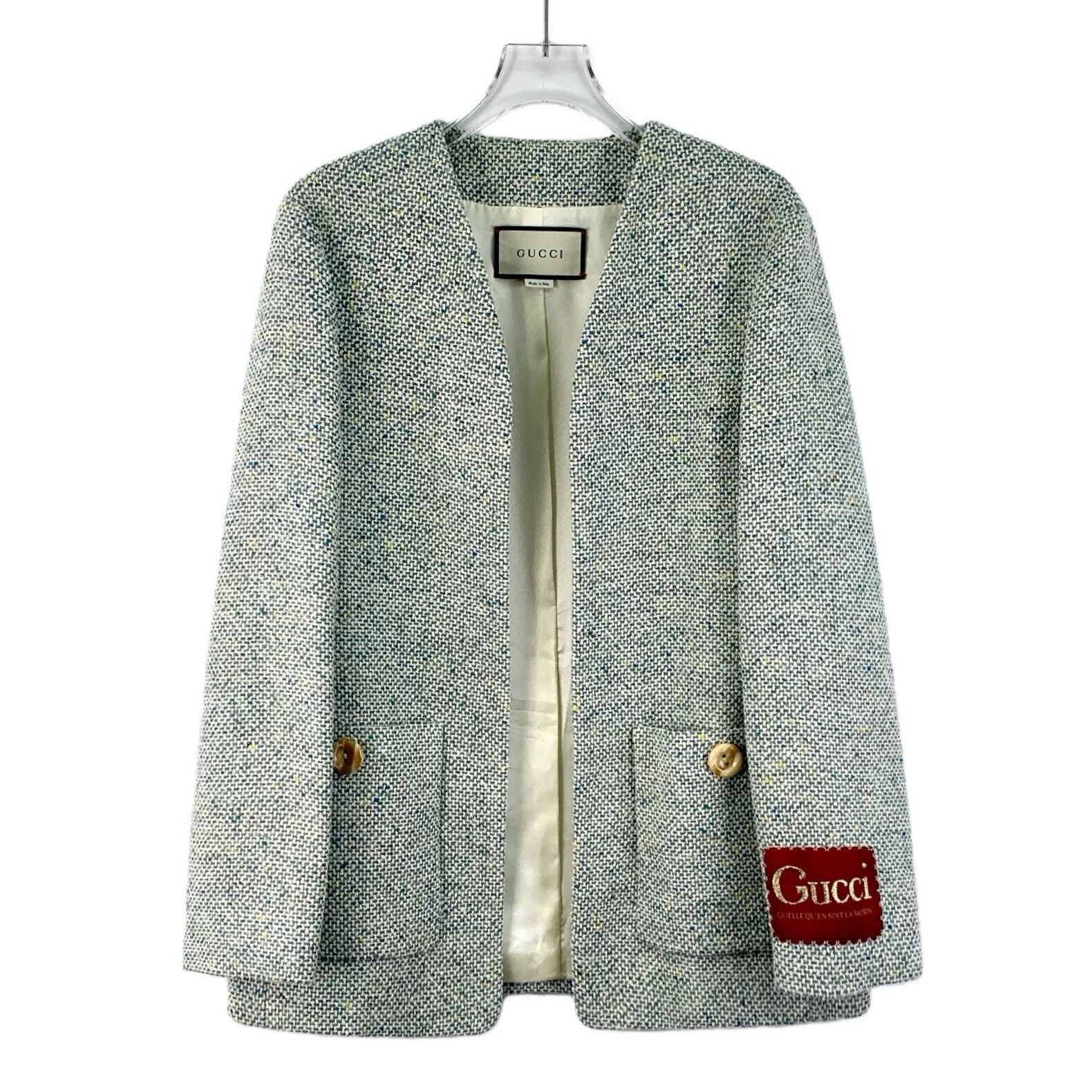 Gucci Gucci Knit Cotton Green Hoodie M Men Size US M / EU 48-50 / 2 - 1 Thumbnail