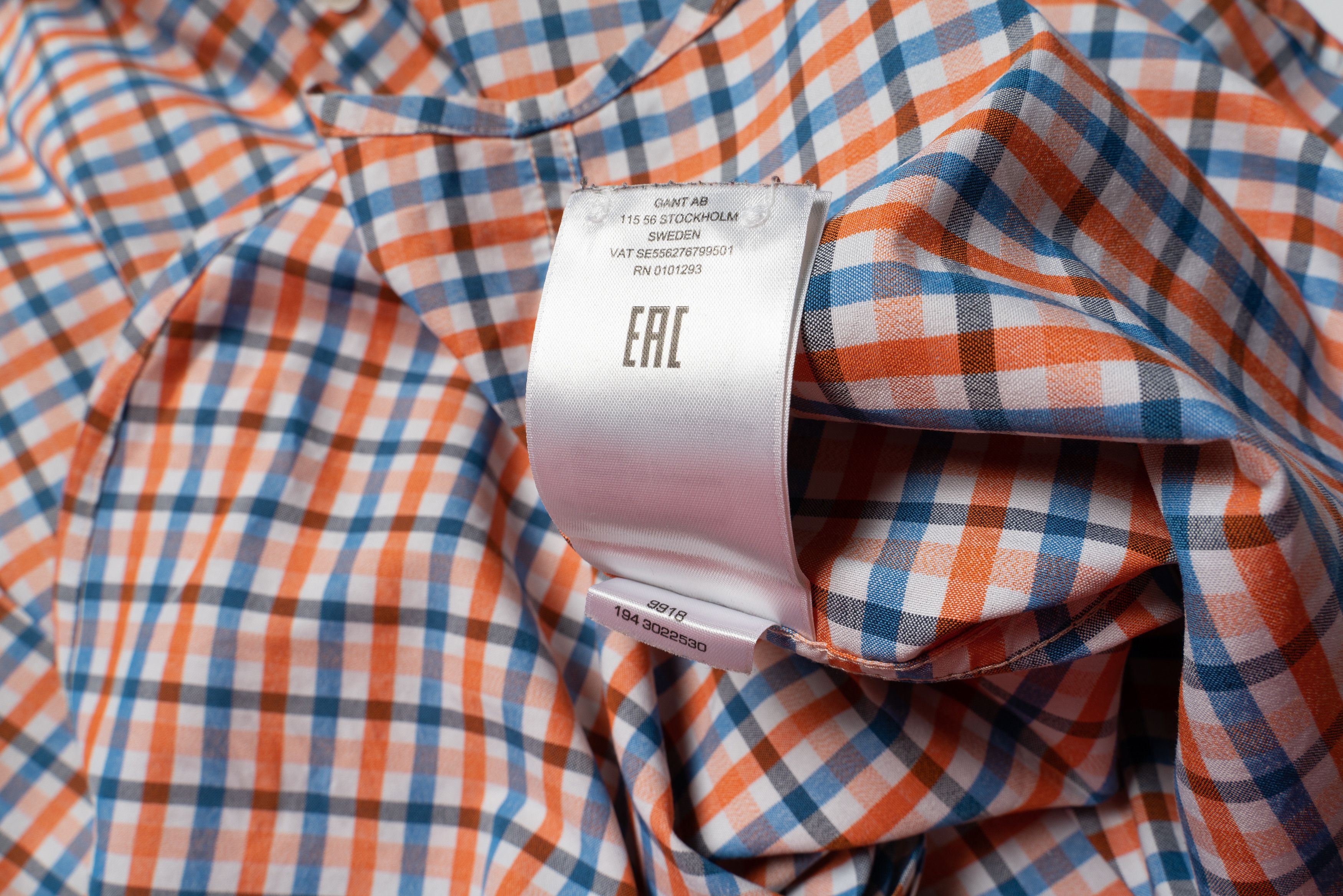 Gant 🔵 GANT Check Long Sleeve Button Up Shirt Size US L / EU 52-54 / 3 - 10 Thumbnail