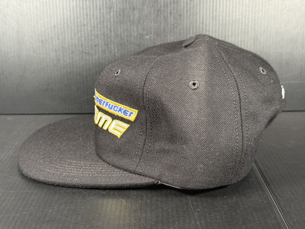 Supreme SUPREME SS19 MOTHERFUCKER 6-PANEL CAP BLACK SNAPBACK HAT Size ONE SIZE - 5 Thumbnail