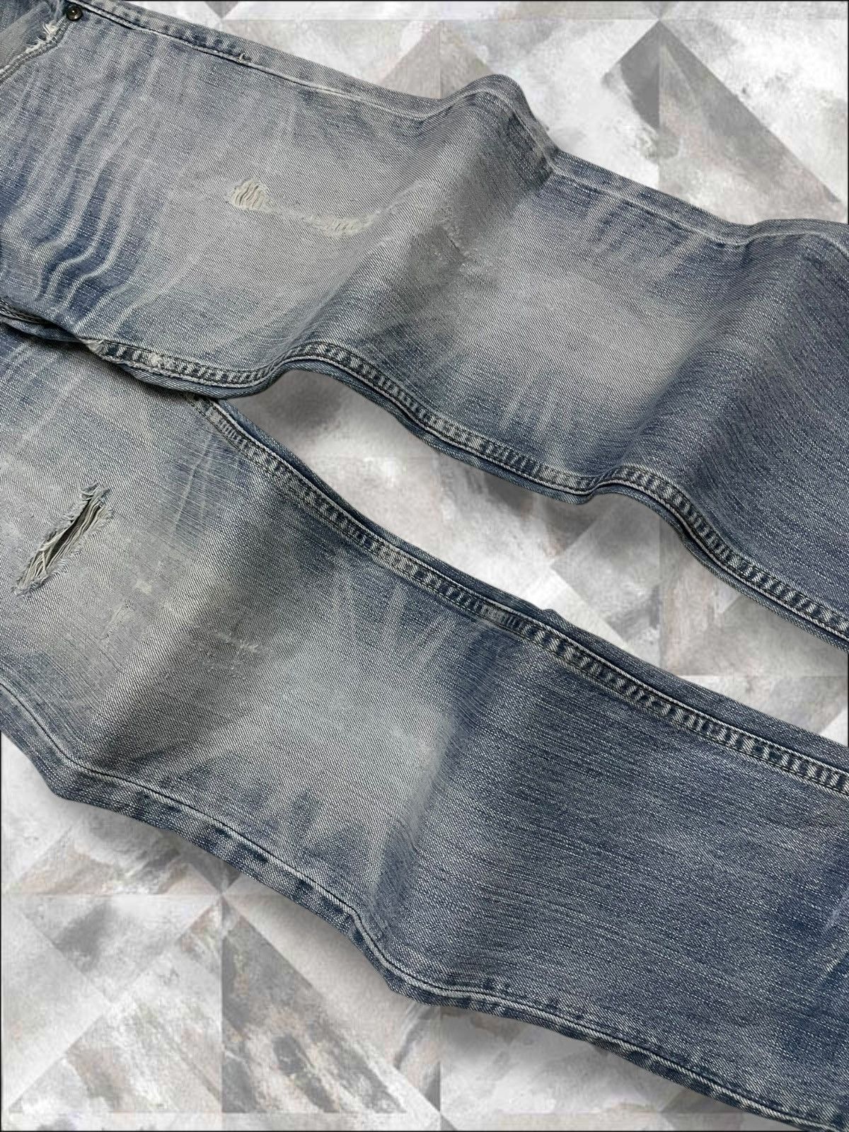 Levi's Vintage Clothing Vintage Og Designer Levis 504 Distressed Straight Denim Size US 30 / EU 46 - 6 Thumbnail