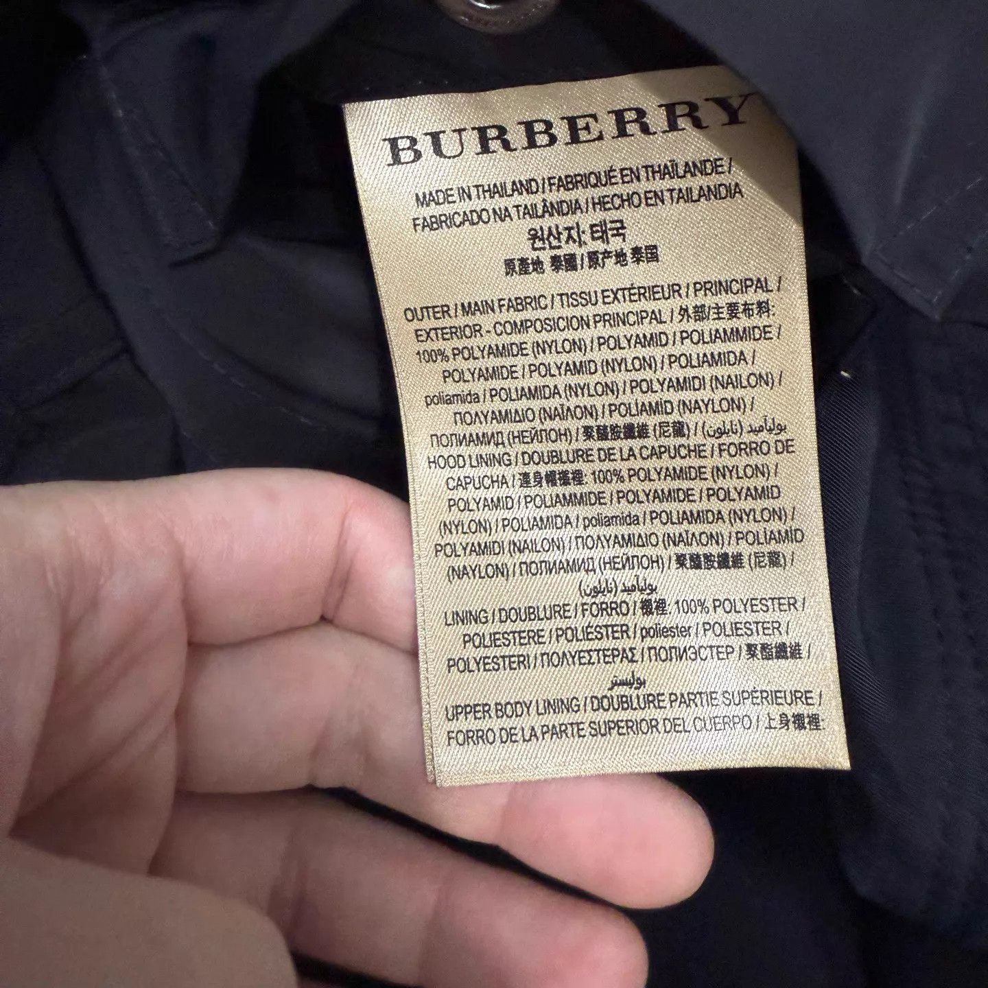 Burberry Burberry Black Logo Print Jacket 50 95 New Size US M / EU 48-50 / 2 - 4 Thumbnail