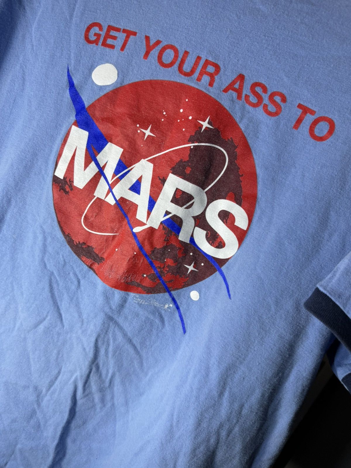 Vintage Vintage Get Your Ass to Mars Shirt Size US L / EU 52-54 / 3 - 4 Thumbnail