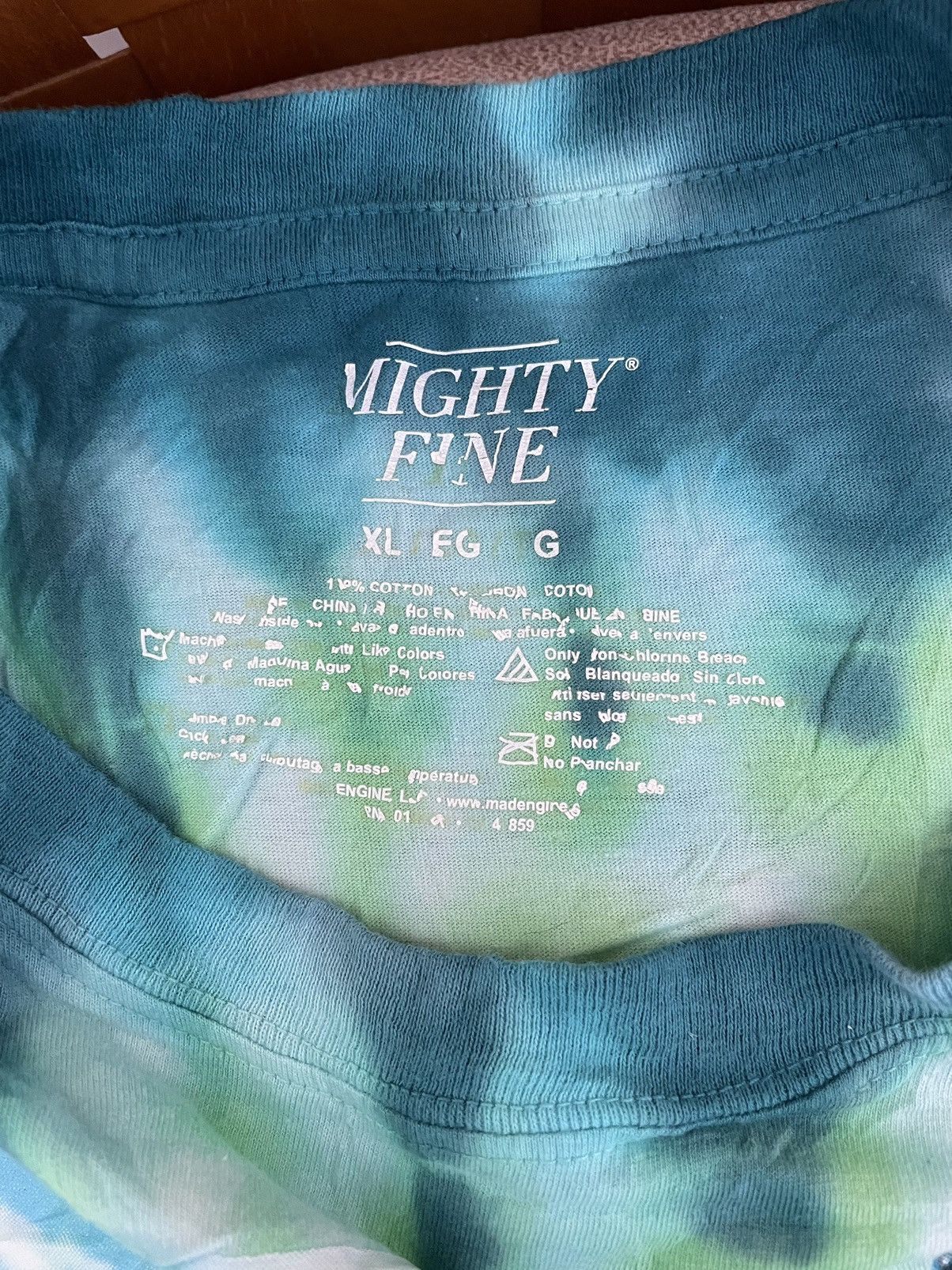 Vintage DOLPHINS & TURTLES TIE DYE Size US XL / EU 56 / 4 - 6 Thumbnail