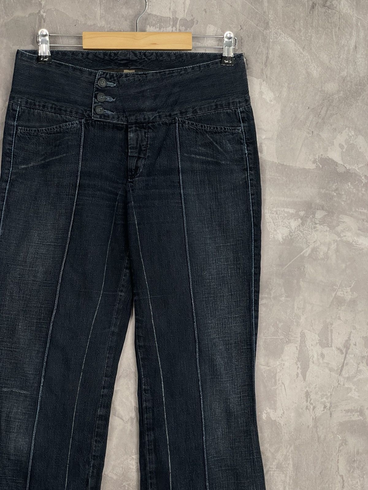 Marithe + Francois Girbaud Vintage Marithe Francois Girbaud Flared Pants Size 30" / US 8 / IT 44 - 5 Thumbnail