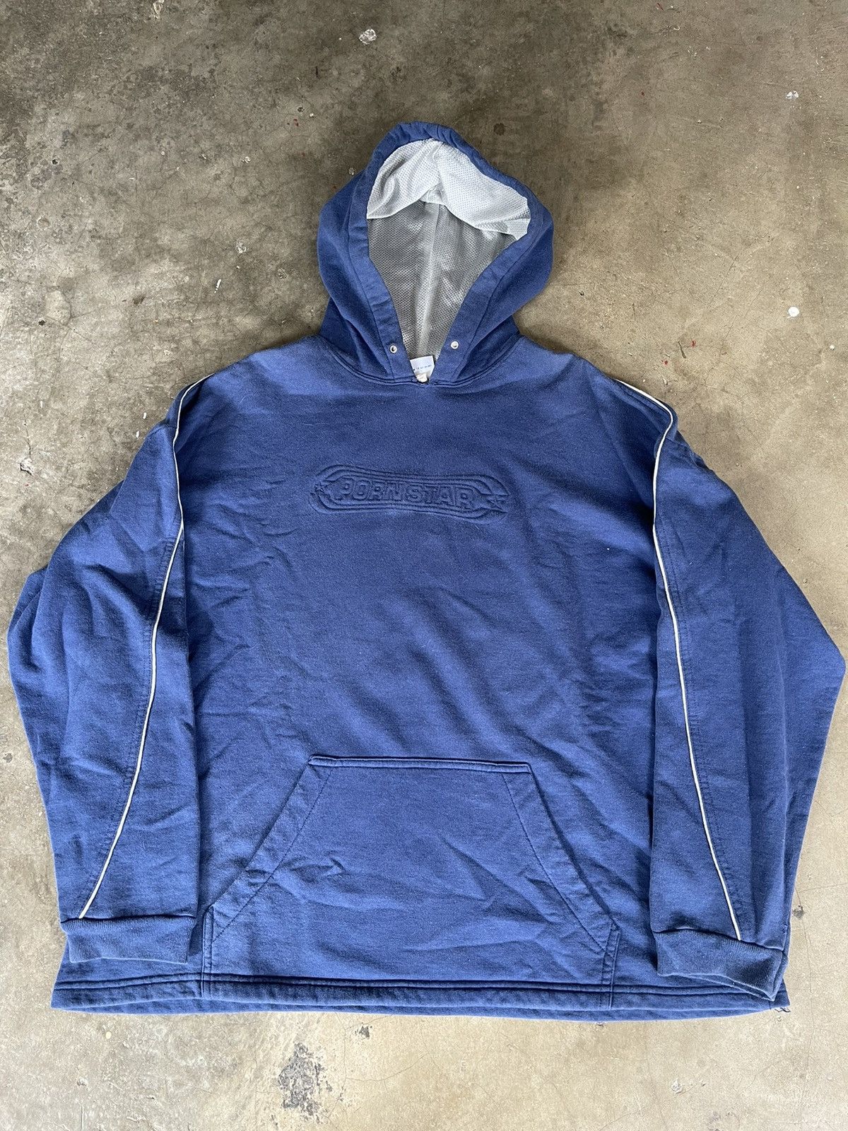 Vintage Vintage Pornstar Embossed Logo Hoodie Size US L / EU 52-54 / 3 - 1 Thumbnail