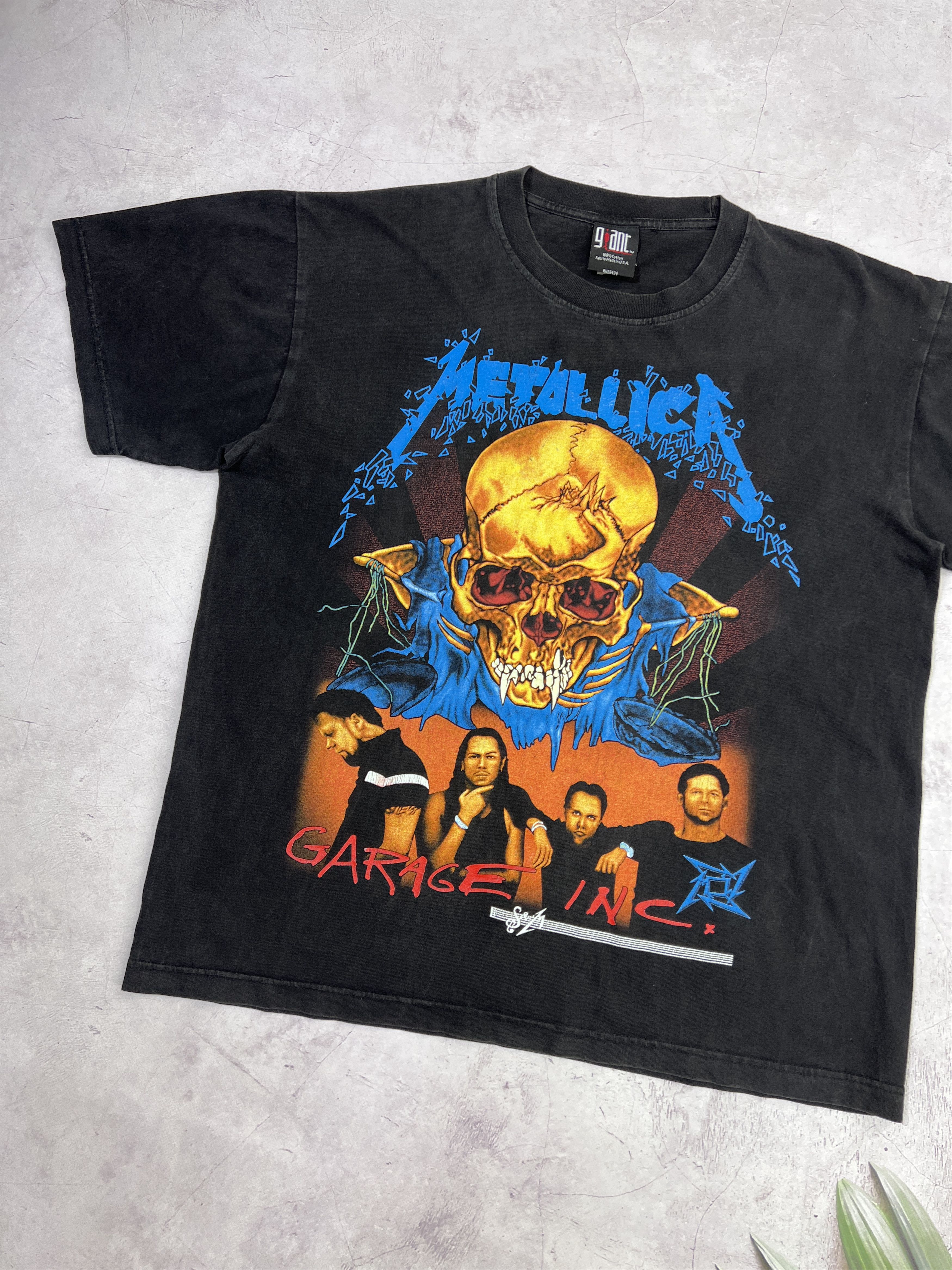 Giant × Metallica Y2K Metallica Rock T-Shirt Garage Inc Overprint Size US M / EU 48-50 / 2 - 3 Thumbnail