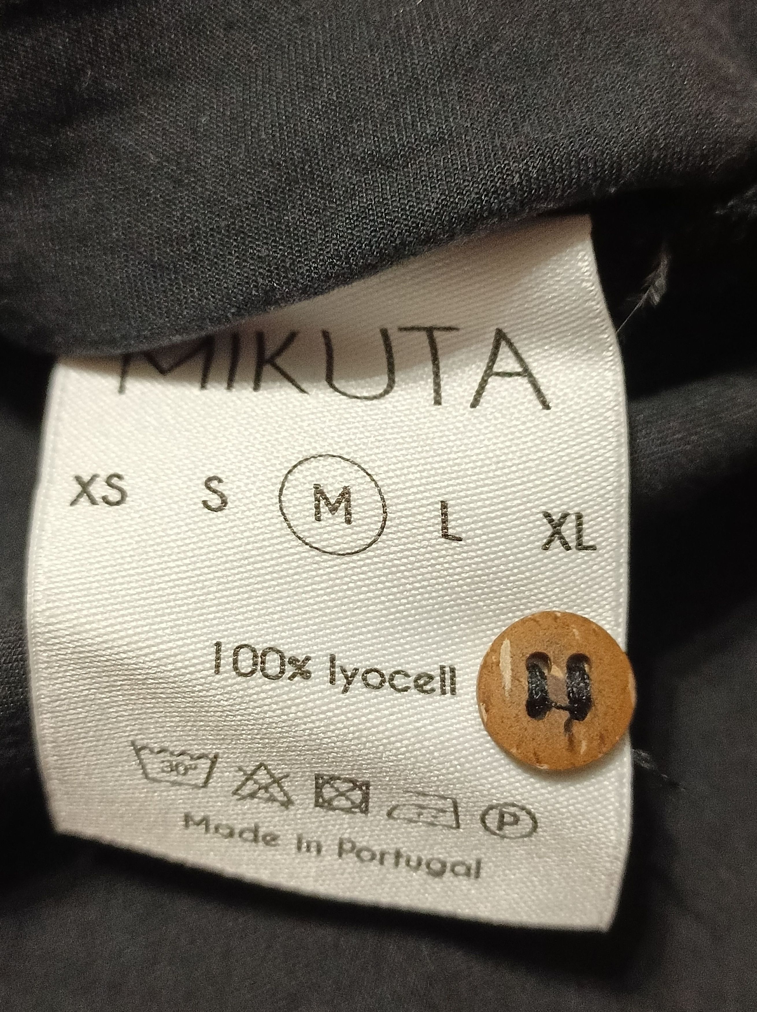 Designer MIKUTA The Dark CO-ORD Lyocell Shirt Blouse Size M Size M / US 6-8 / IT 42-44 - 12 Thumbnail