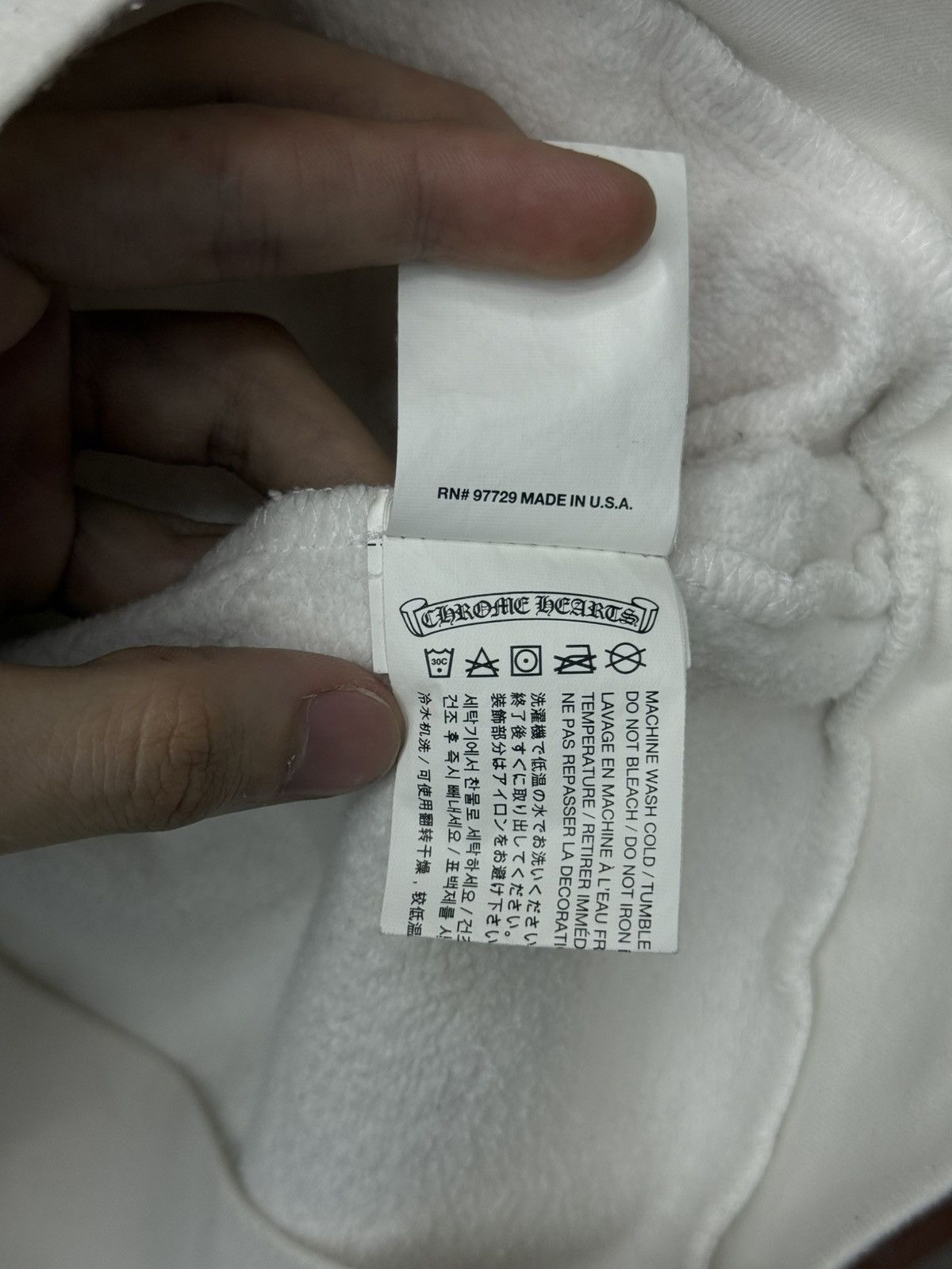 Chrome Hearts × Off-White Chrome Hearts Off White Hoodie Size M (RARE EXLUSIVE) Size US M / EU 48-50 / 2 - 14 Thumbnail