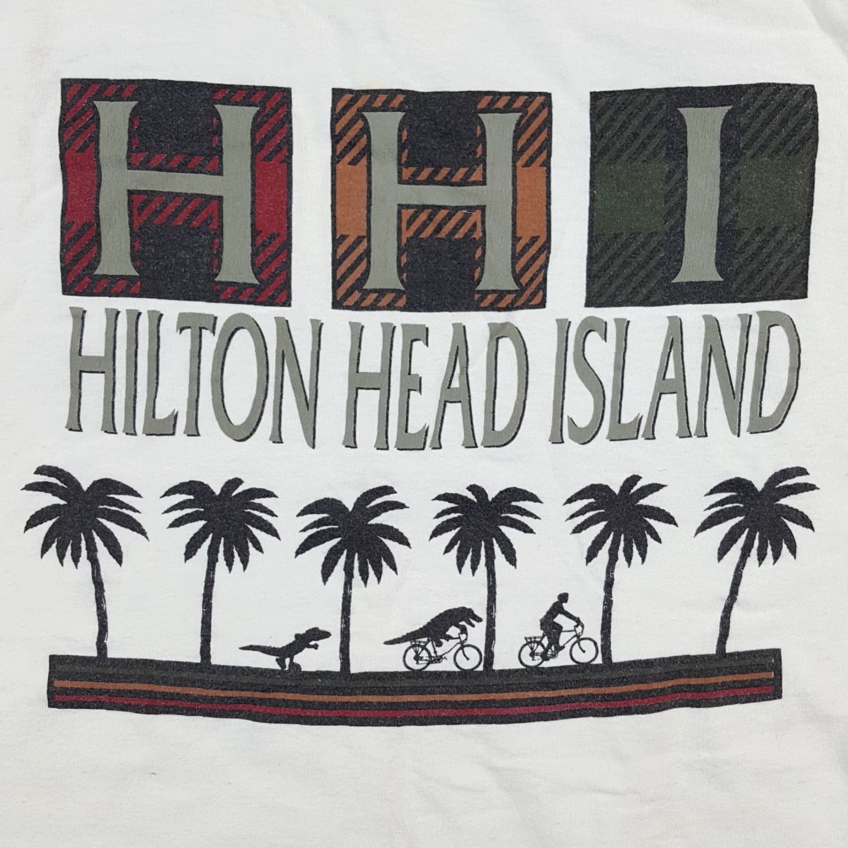 Vintage Vintage Cotton Exchange 90s Beach T-Shirt Men Large White Y2K Outdoor Retro Grunge Size US L / EU 52-54 / 3 - 2 Thumbnail