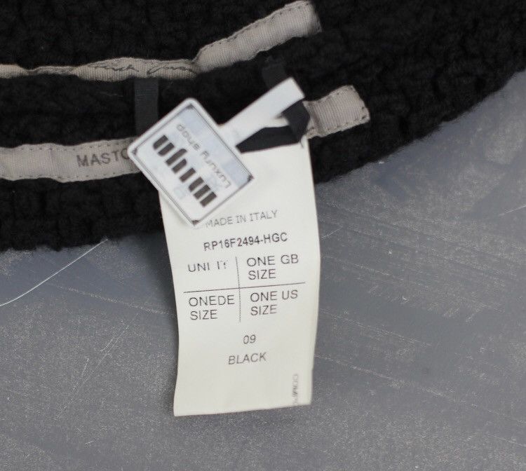 Rick Owens Rick Owens 2016 Main Line Rare Wool Woven Cold Hat Size ONE SIZE - 4 Thumbnail