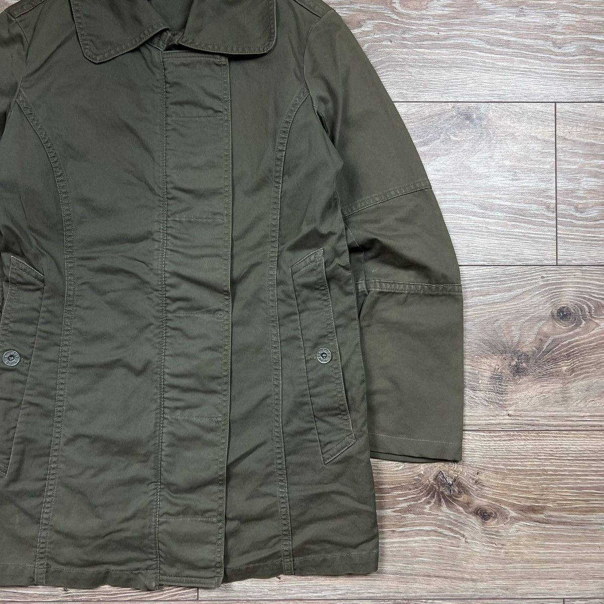 Hysteric Glamour 00s Hysteric Glamour Vintage Avant Garde Faded Retro Coat Size S / US 4 / IT 40 - 3 Thumbnail