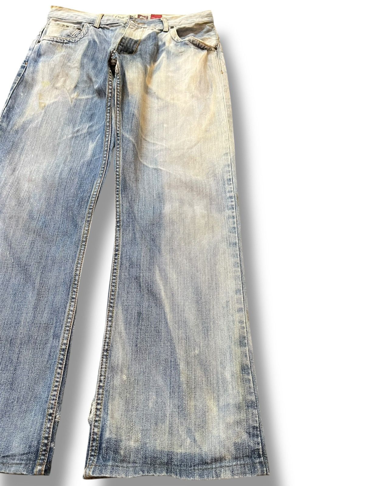 Quiksilver Vintage Quik Jean By Quiksilver Acid Wash Loose Denim Size US 31 - 4 Thumbnail