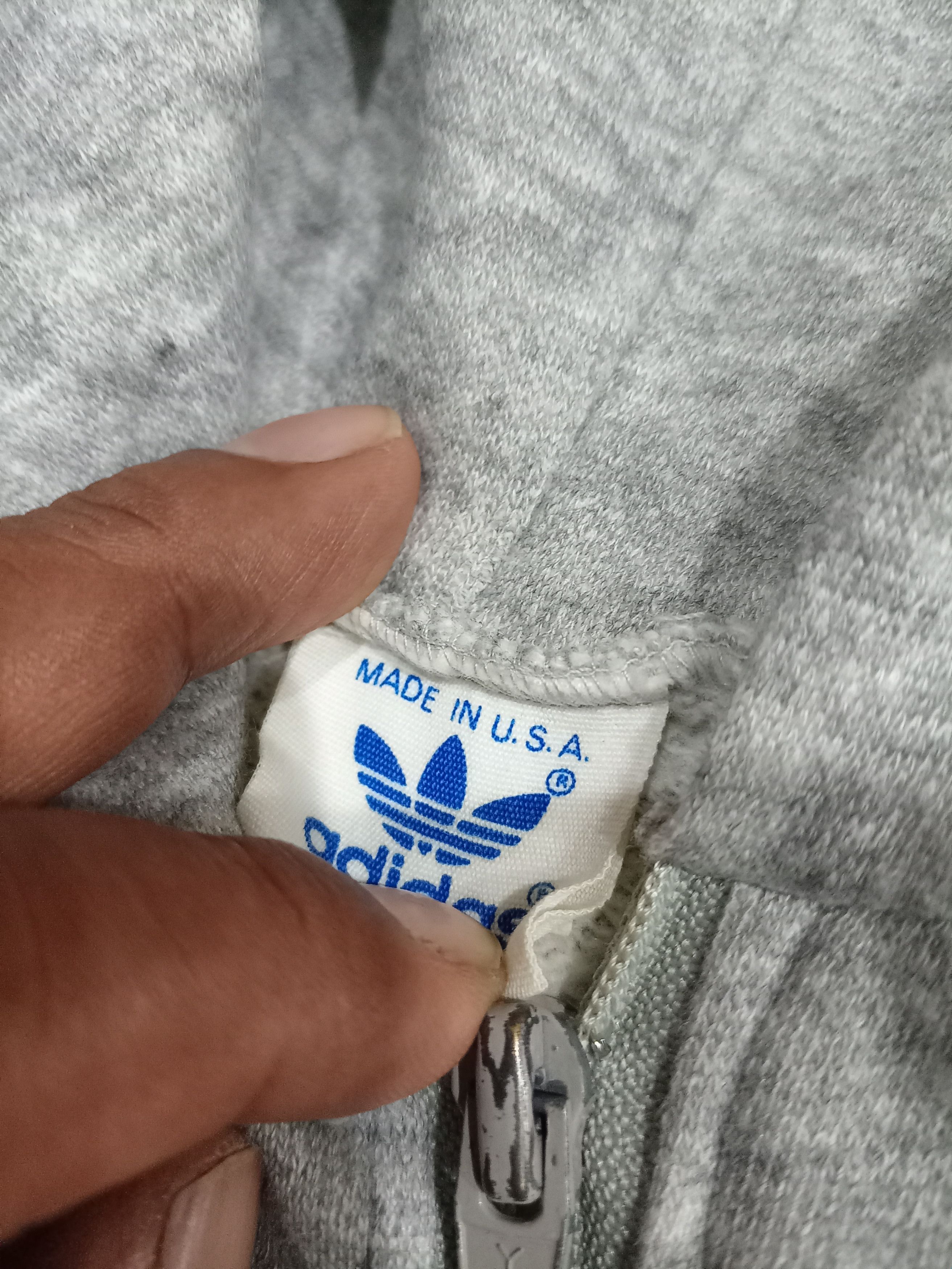 Adidas × Vintage Rare Adidas Trefoil USA hoodie sweatshirt Size US S / EU 44-46 / 1 - 3 Thumbnail