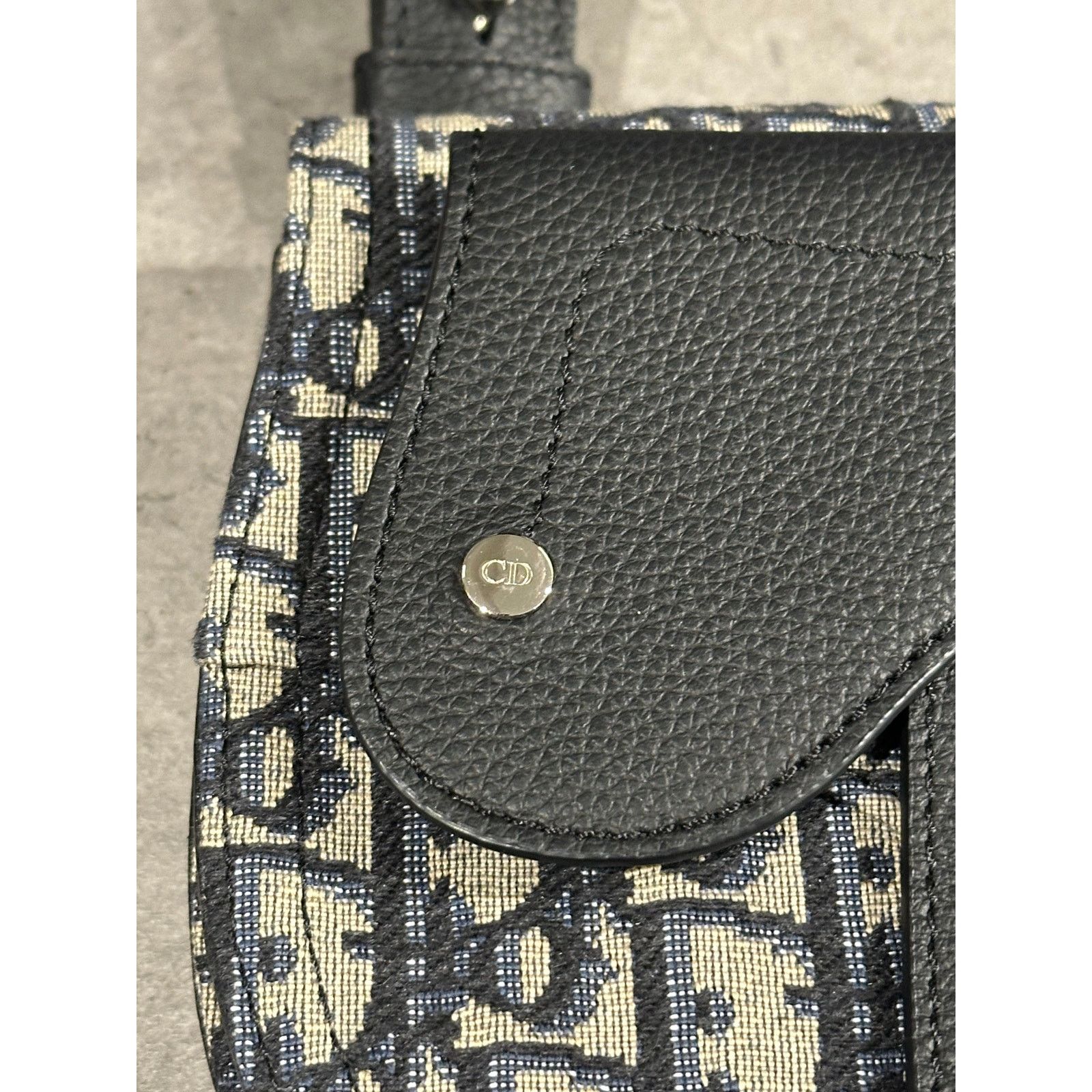 Dior 2021 Dior saddle messenger pouch in oblique jacquard Size ONE SIZE - 8 Thumbnail