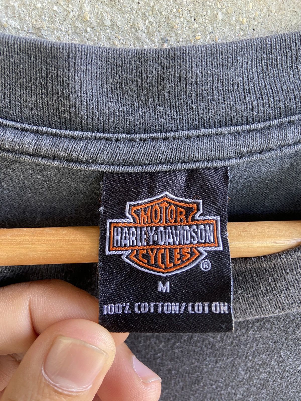 Harley Davidson Vintage Harley Davidson 2002’s flame logo T shirt Size US M / EU 48-50 / 2 - 6 Thumbnail