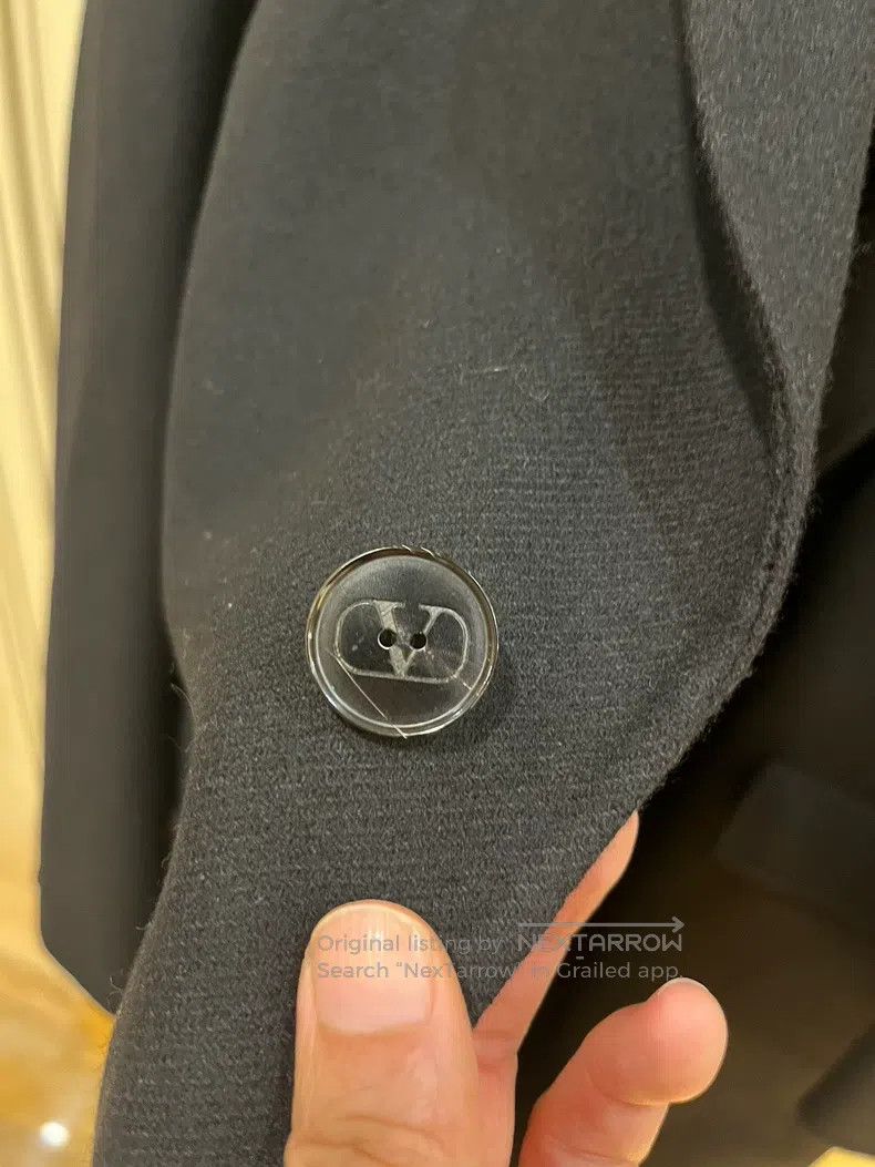 Valentino Valentino Black flower wool coat Size M / US 6-8 / IT 42-44 - 4 Thumbnail