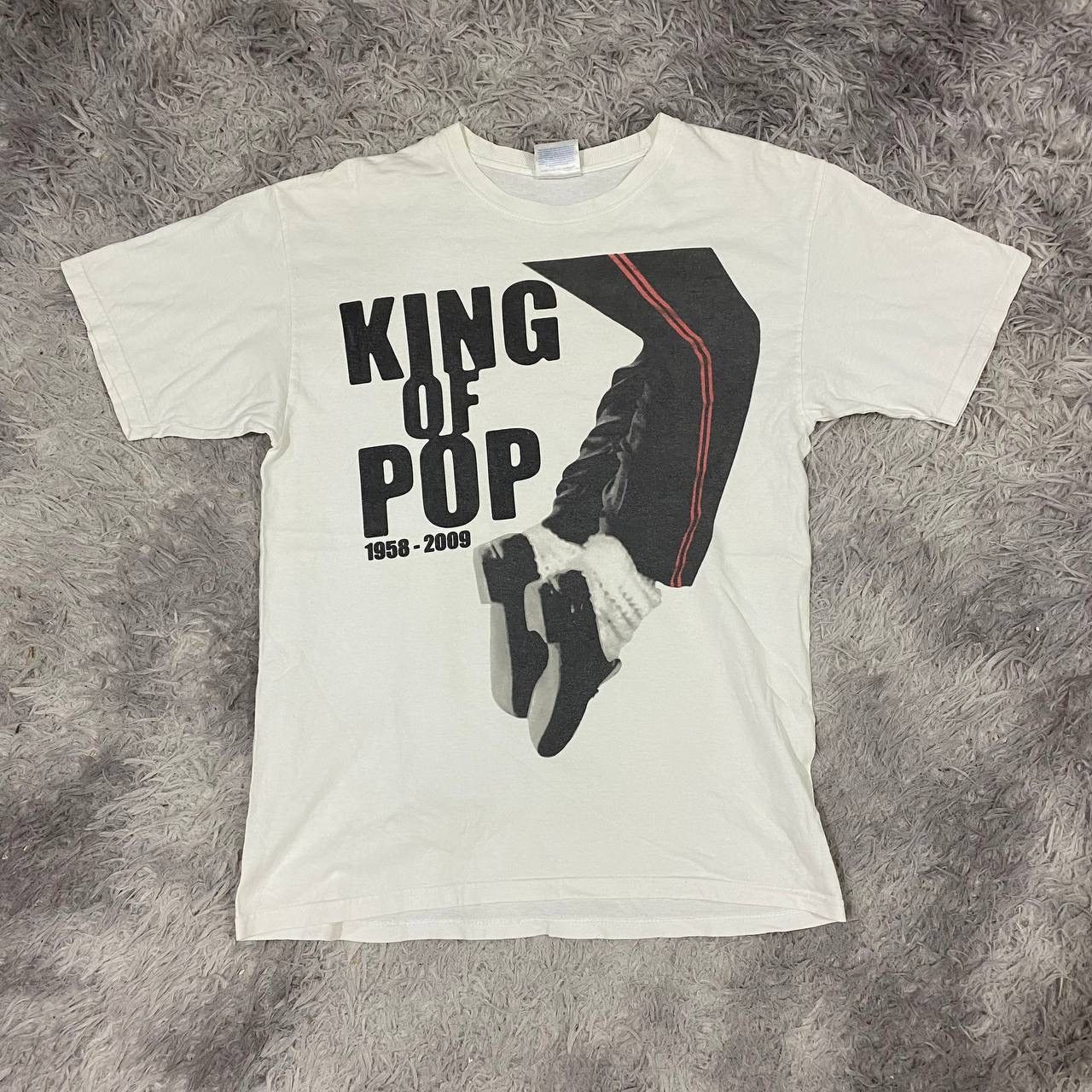 Michael Jackson Michael Jackson king of pop band Y2K Size US M / EU 48-50 / 2 - 1 Thumbnail