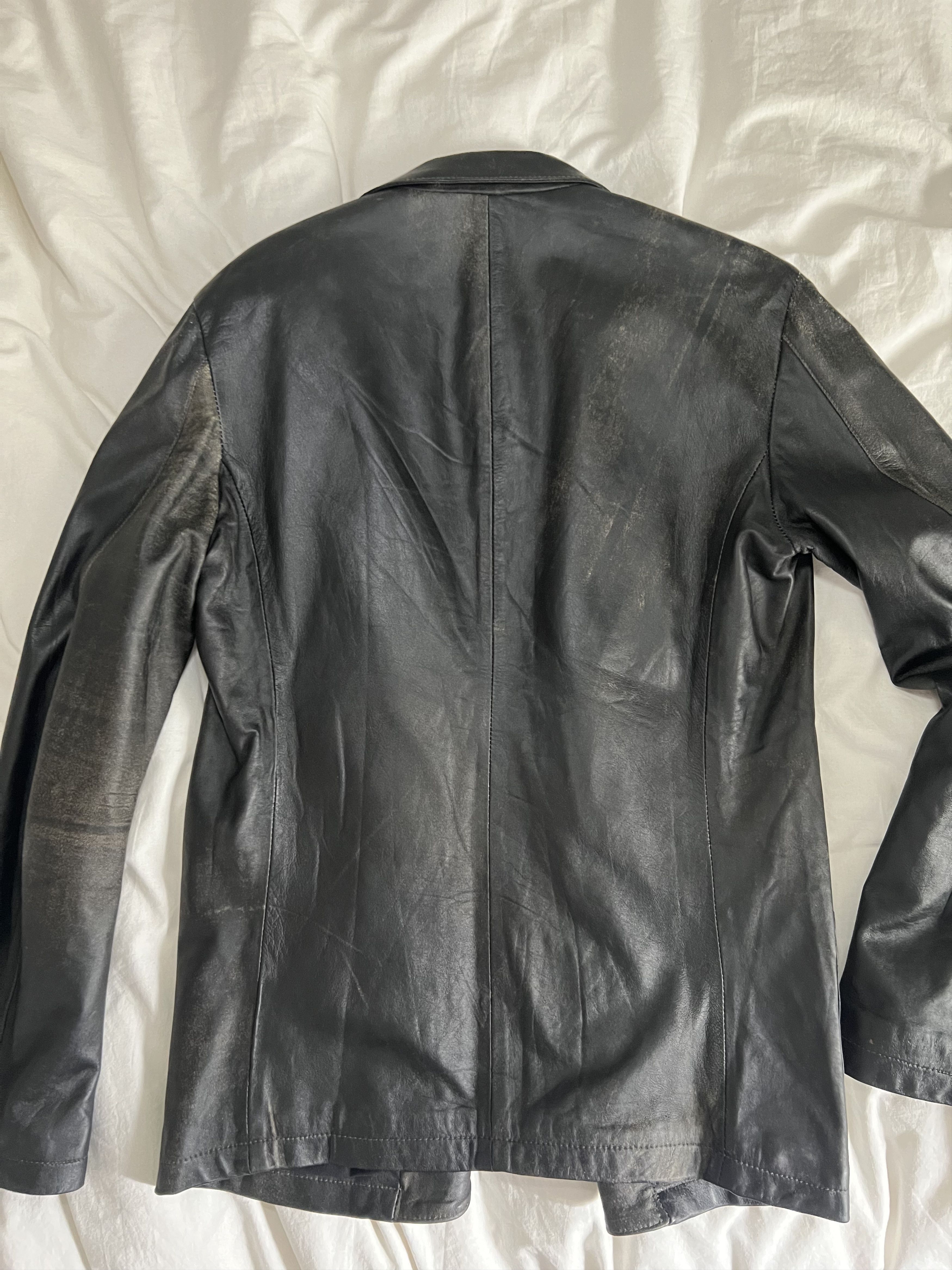 Giorgio Brato Giorgio Brato worn leather jacket sz 50 Size US M / EU 48-50 / 2 - 5 Thumbnail