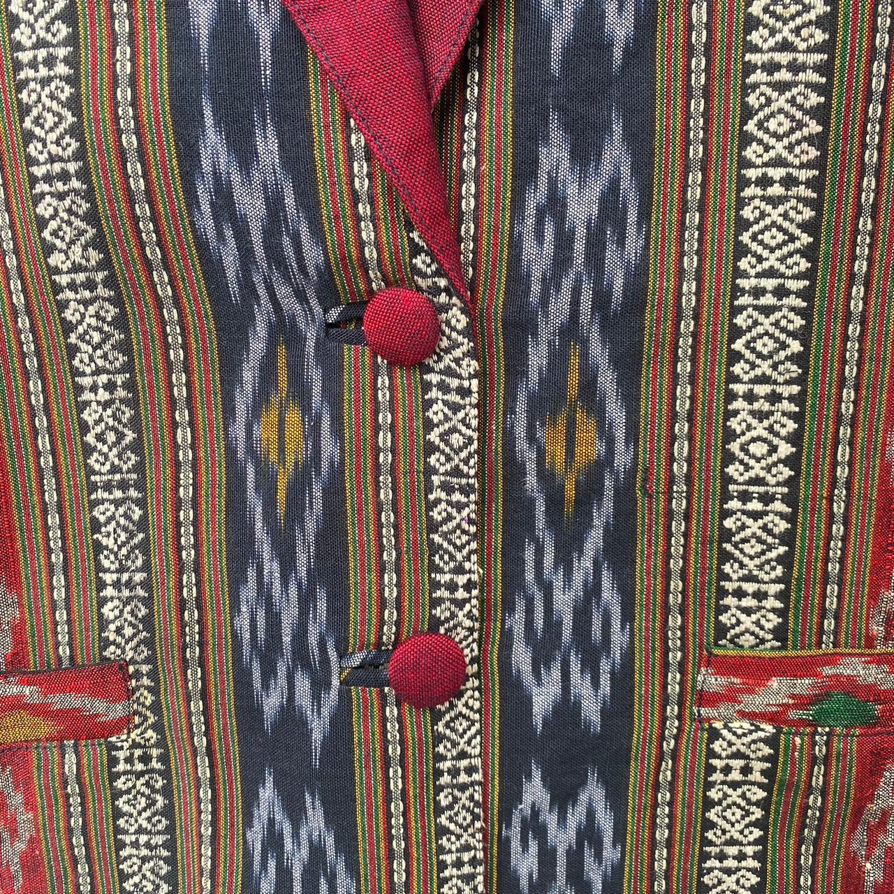 Other SOUTHWESTERN NATIVE TRADITIONAL HAND WOVEN BLAZER Size M / US 6-8 / IT 42-44 - 7 Thumbnail