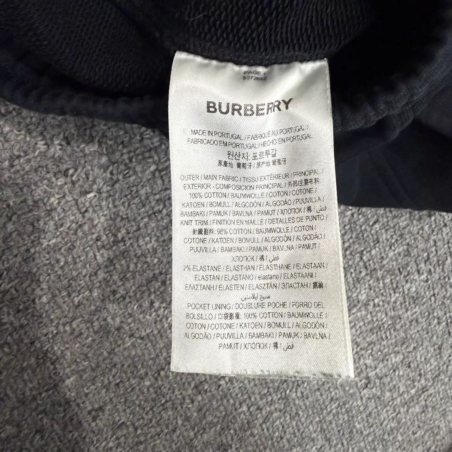 Burberry Burberry Black Back Logo Sweatpants L 95 New Size US 34 / EU 50 - 4 Thumbnail