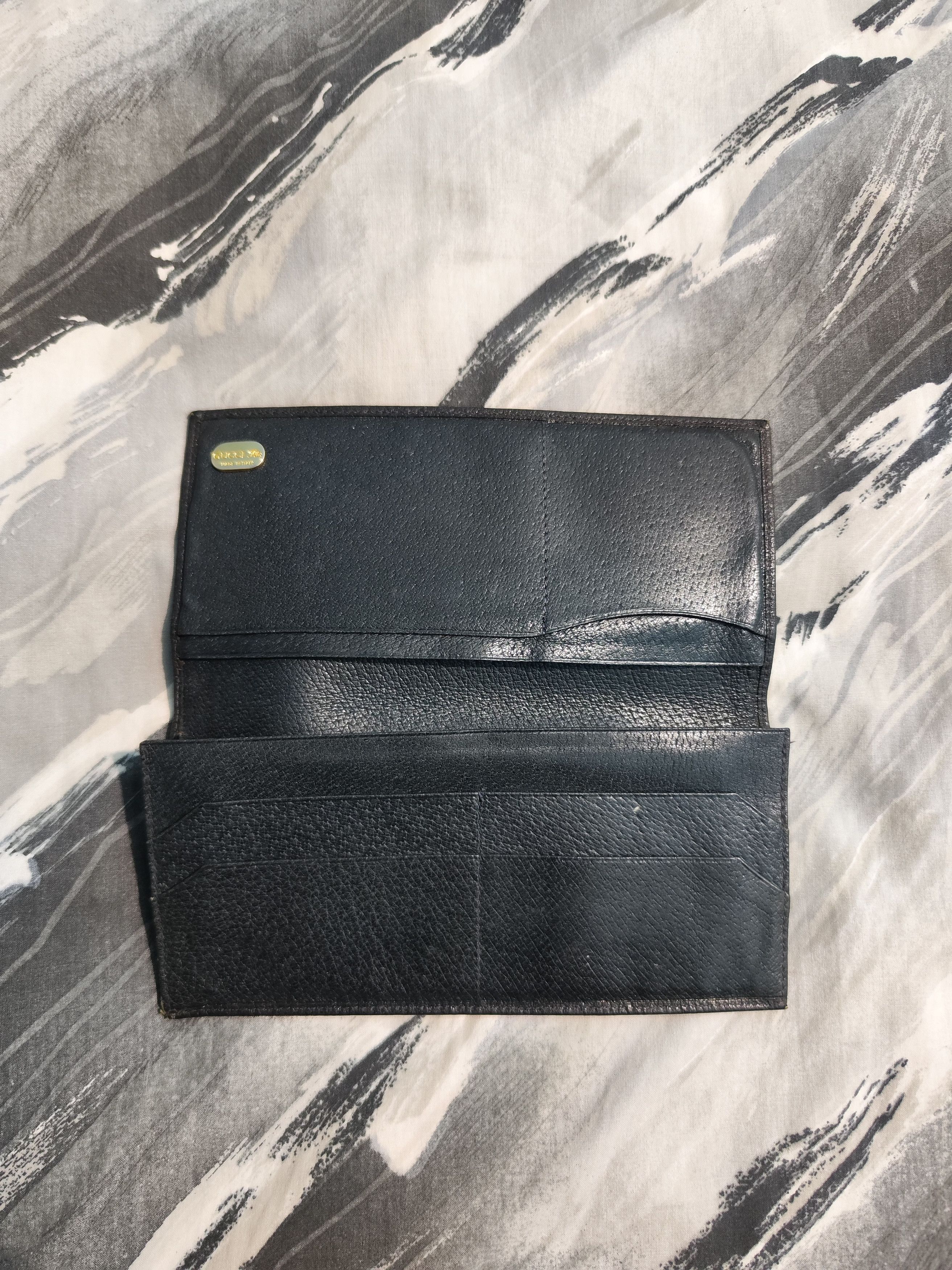 Gucci Gucci - Vintage GG Plus Monogram Long Bifold Wallet Size ONE SIZE - 4 Thumbnail