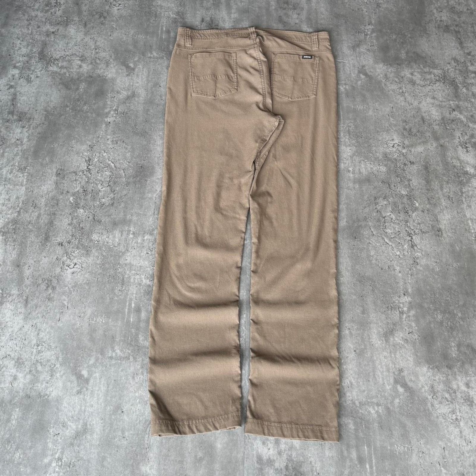 Japanese Brand × Prana × Vintage Prana Mocha Brown Slim Fit Lightweight Casual Chino Pants Size US 35 - 2 Thumbnail