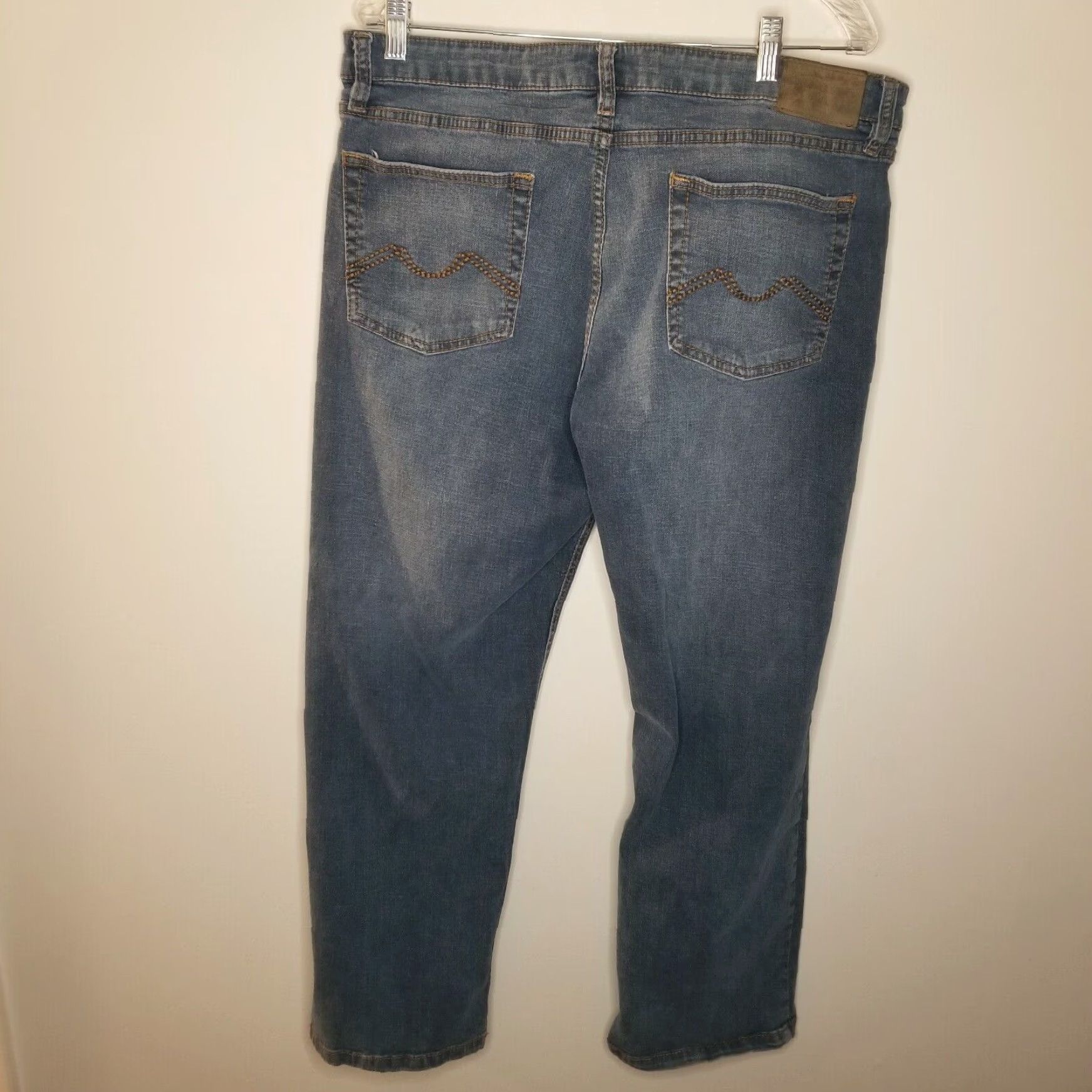 Vintage Urban Star Mens Relaxed Fit Blue Straight Jeans Size 38x30 Size US 38 / EU 54 - 5 Thumbnail