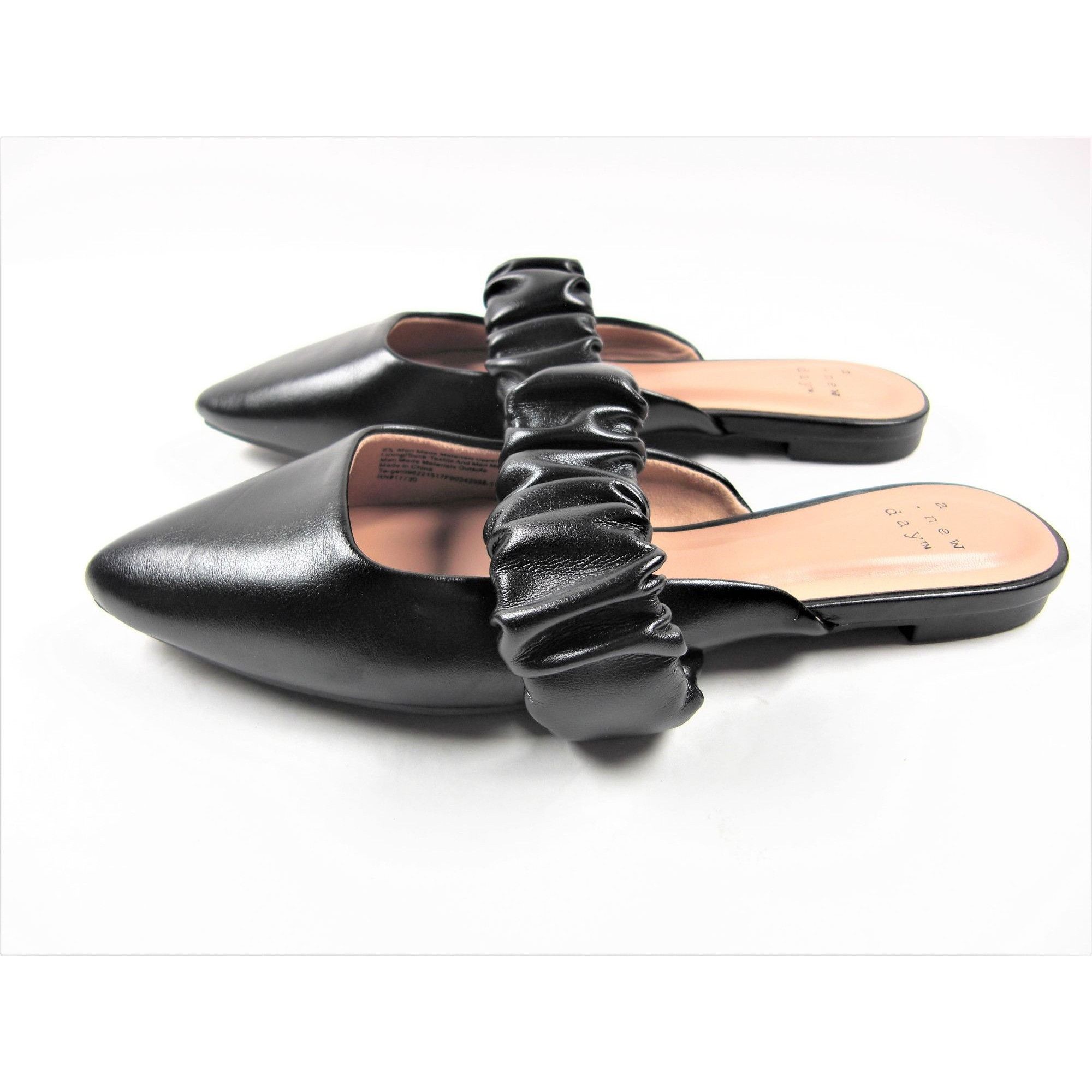 Other A New Day Women's Slides Sandals "CELESTE" Black Shoes Size Size US 6.5 / IT 36.5 - 3 Thumbnail