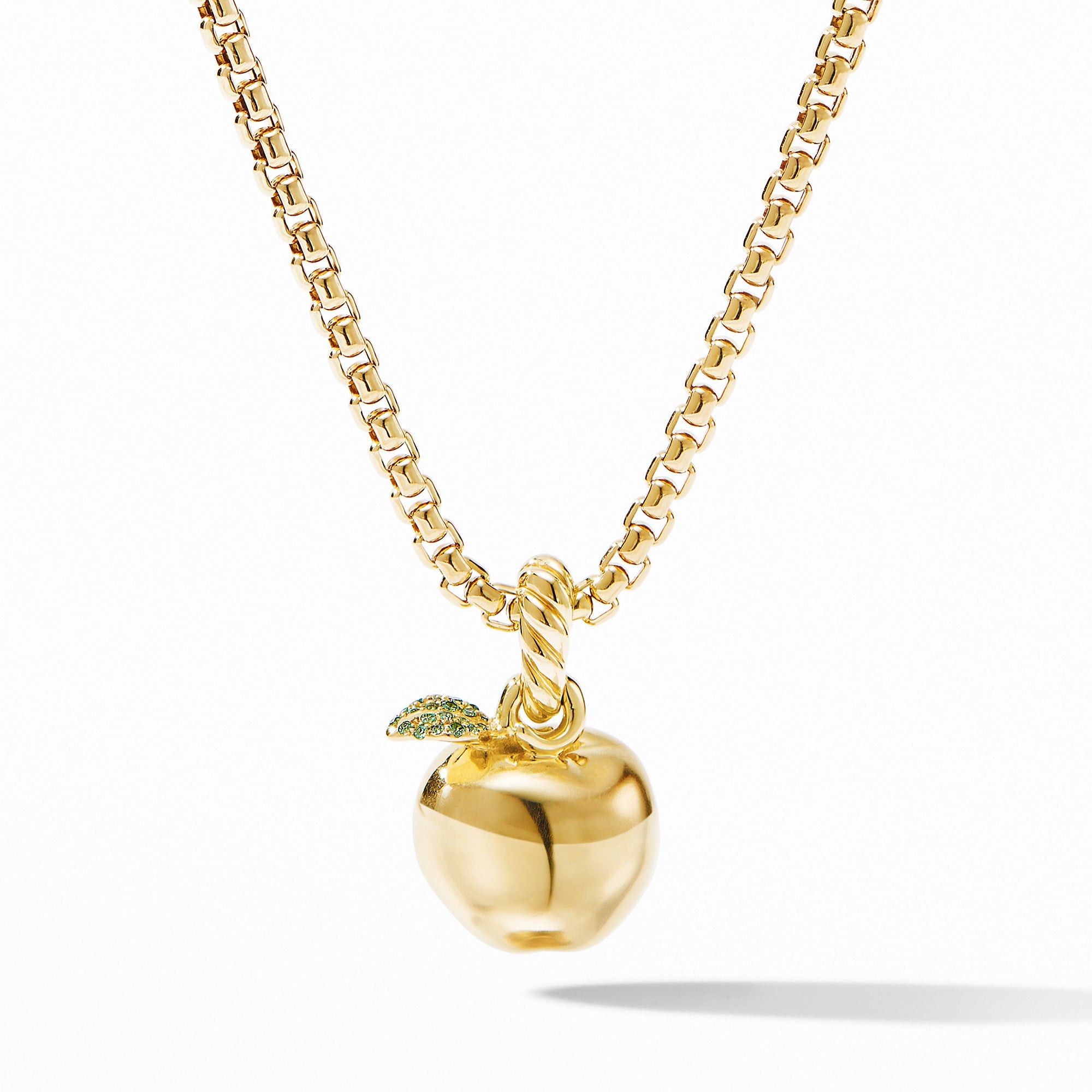 David Yurman o1w1db10525 D14985 Amulet in 18K Gold with Pave Tsavorite Size ONE SIZE - 1 Thumbnail