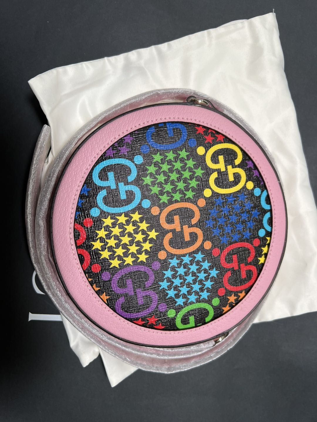 image of Gucci Psychedelic Round Bag, Women's