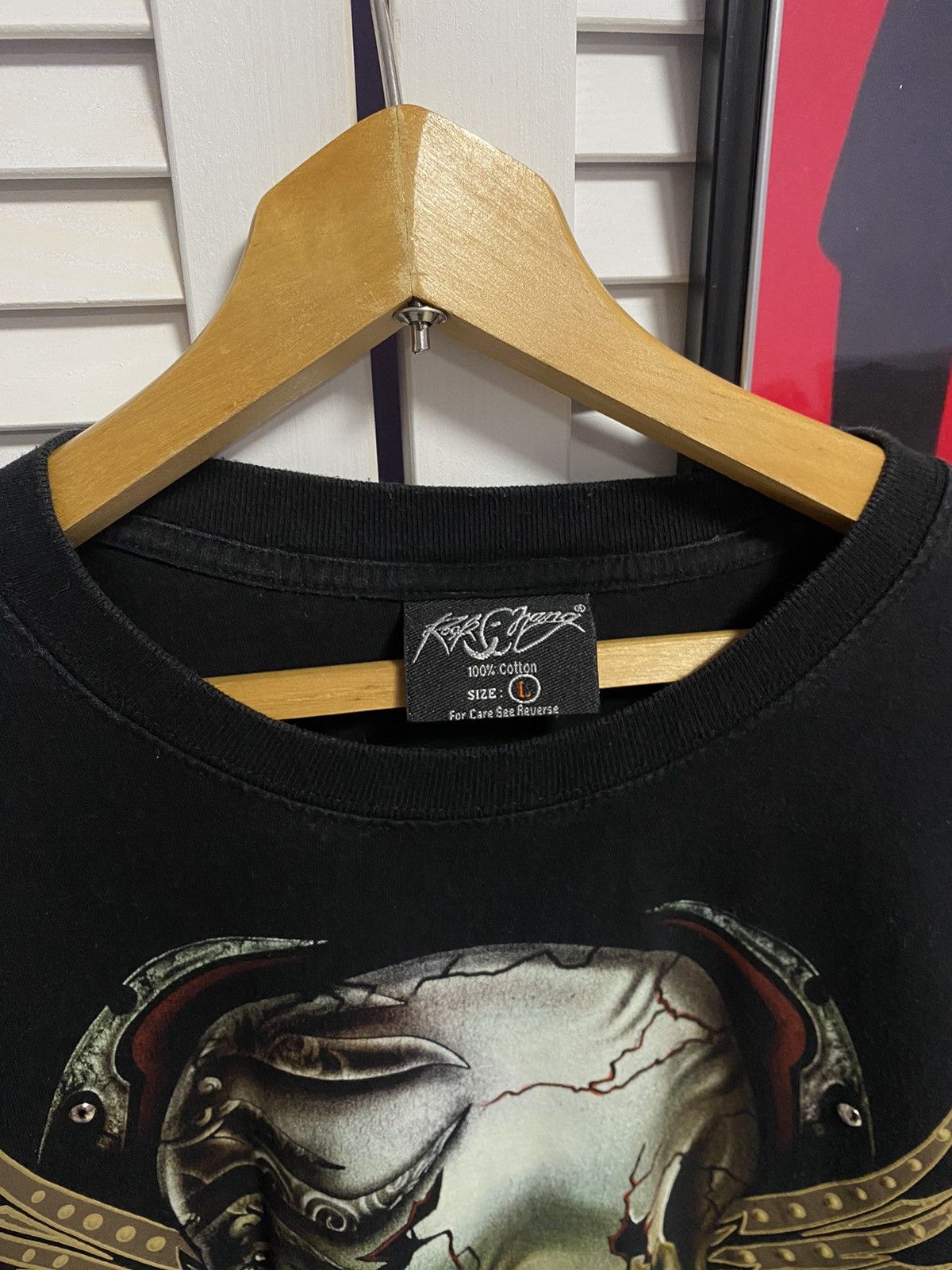 Band Tees T Shirt Tee Rock Skull Graphic Double Print Metal Items Size US L / EU 52-54 / 3 - 6 Thumbnail