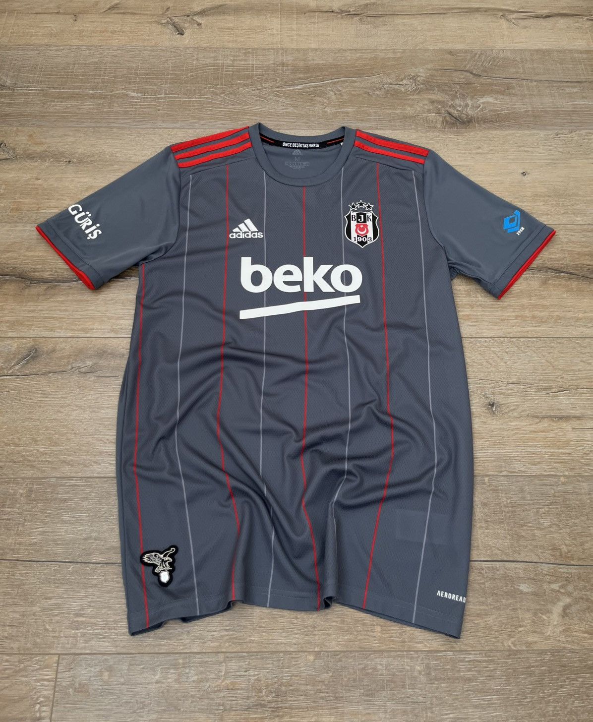 Adidas Adidas FC Besiktas 21/22 Third Kit Jersey #9 KAAN Size US M / EU 48-50 / 2 - 9 Thumbnail