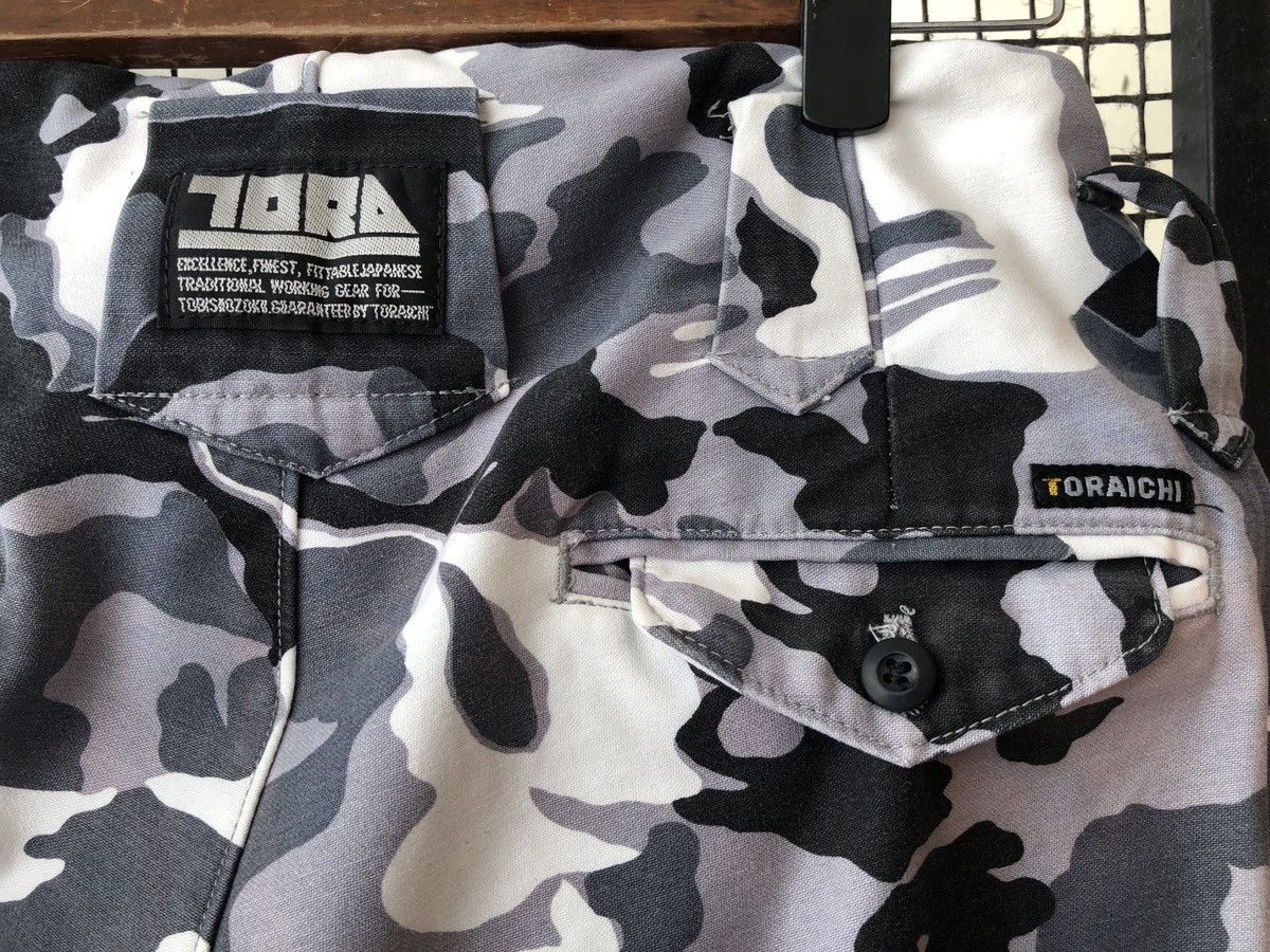 Japanese Brand × Vintage TORAICHI WORKER TOBI CAMO PANT balloon baggy Size US 28 / EU 44 - 11 Thumbnail