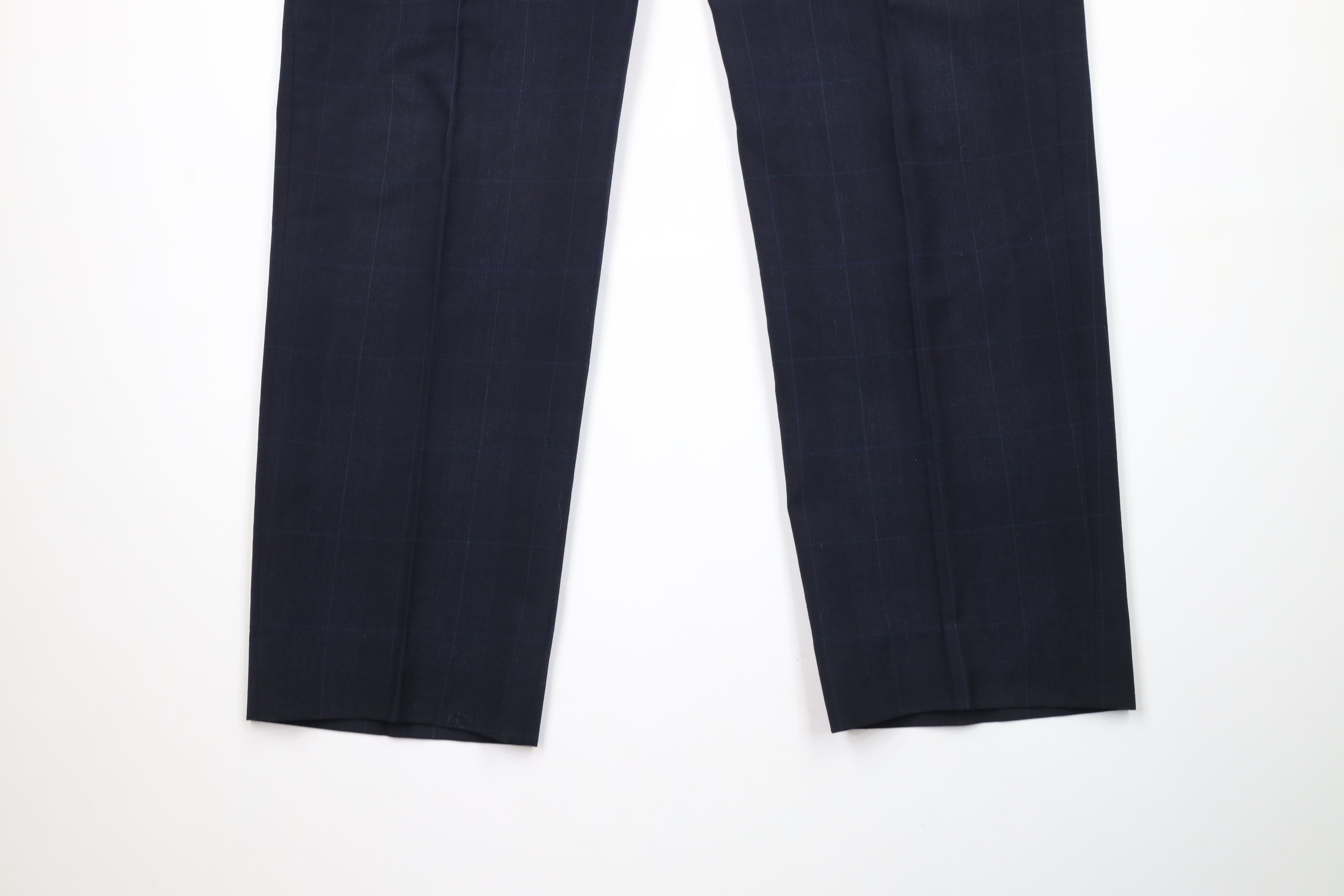 Vintage Vintage 90s Streetwear Hand Tailored Wool Wide Leg Pants Size US 36 / EU 52 - 4 Thumbnail