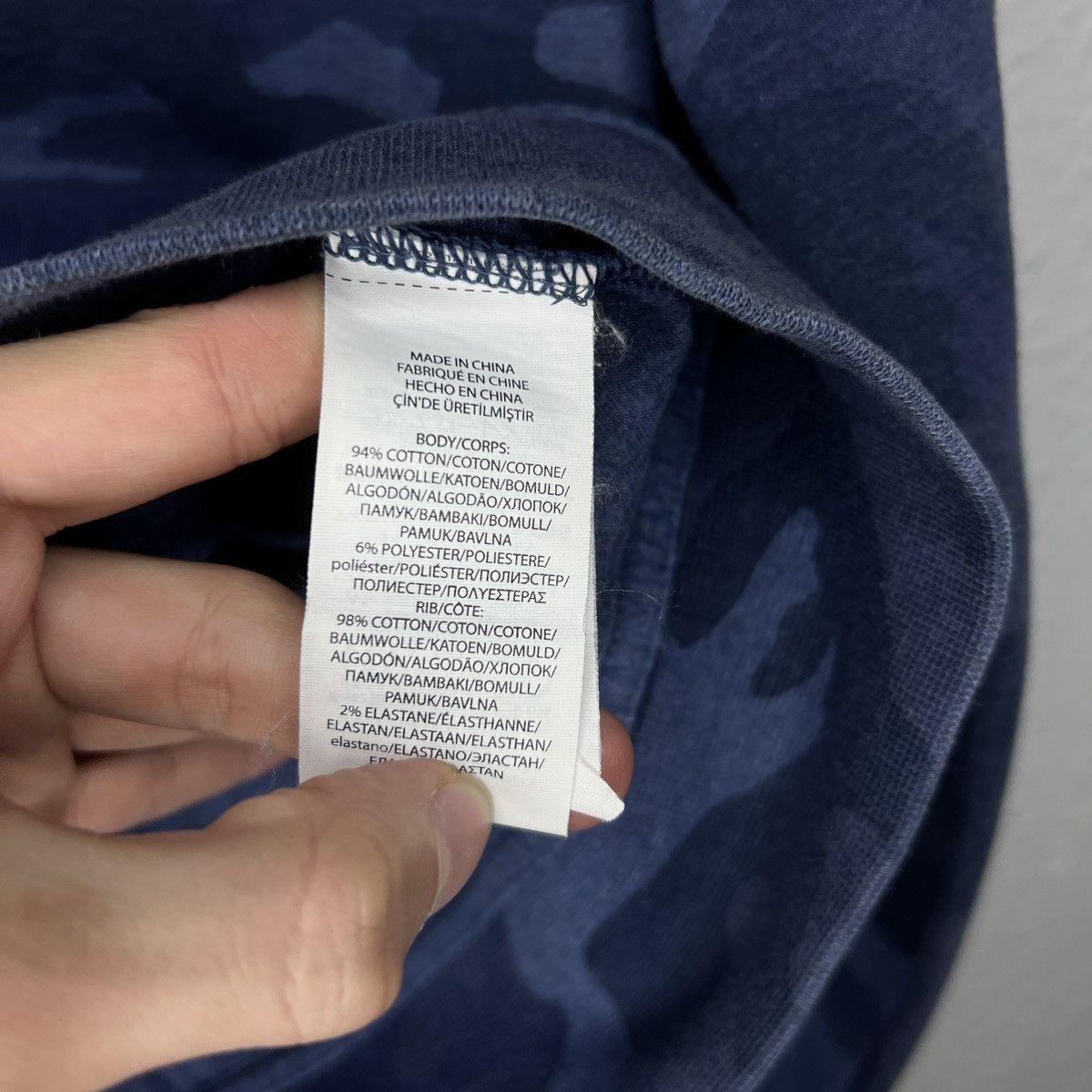 Polo Ralph Lauren Polo Ralph Lauren Navy Hoodie Zip Camo Sweatshirt Logo Size US S / EU 44-46 / 1 - 7 Thumbnail