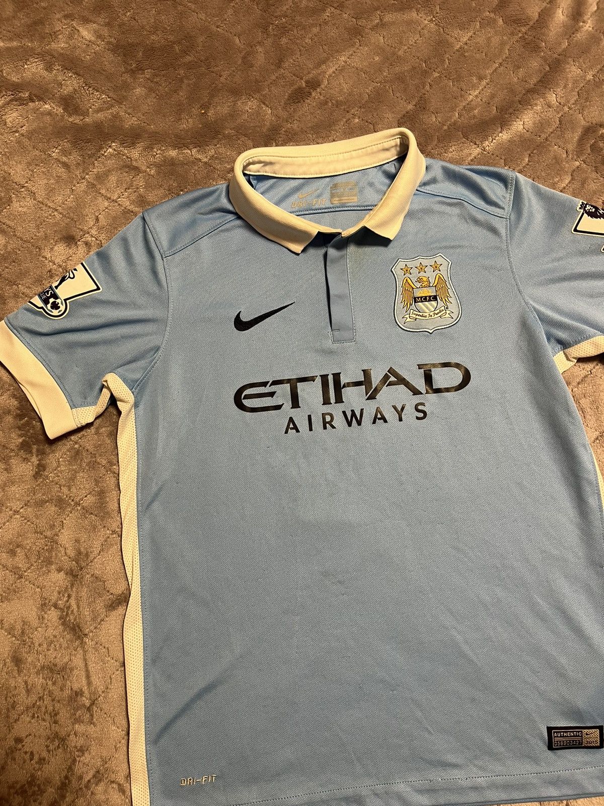 Nike × Vintage ⚽️VINTAGE 2015-16 MANCHESTER CITY HOME SHIRT Size US XS / EU 42 / 0 - 5 Thumbnail