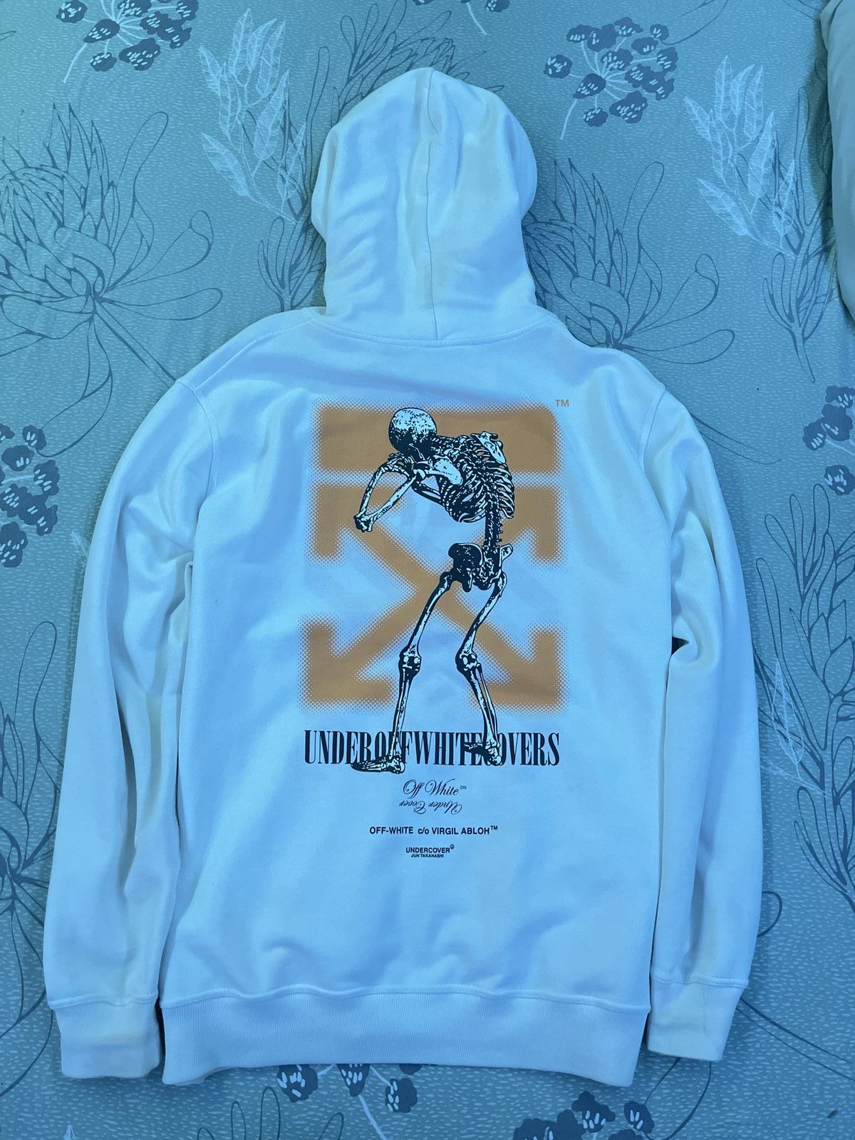 Undercover OFF WHITE x UNDERCOVER SKELETON HOODIE Grailed