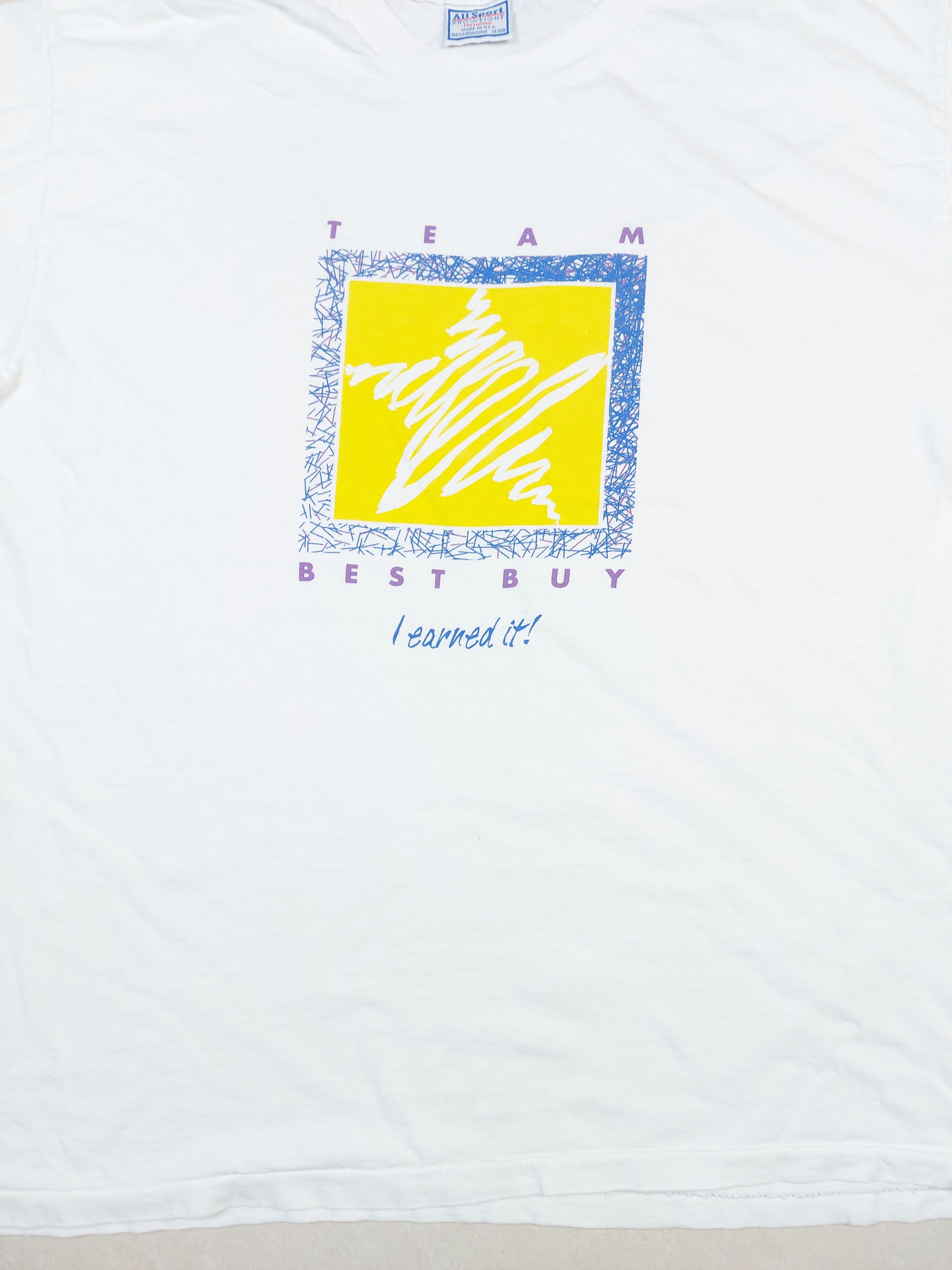 Other Vintage 90s Best Buy Superstores Team i earned it TEE Size US XL / EU 56 / 4 - 5 Thumbnail