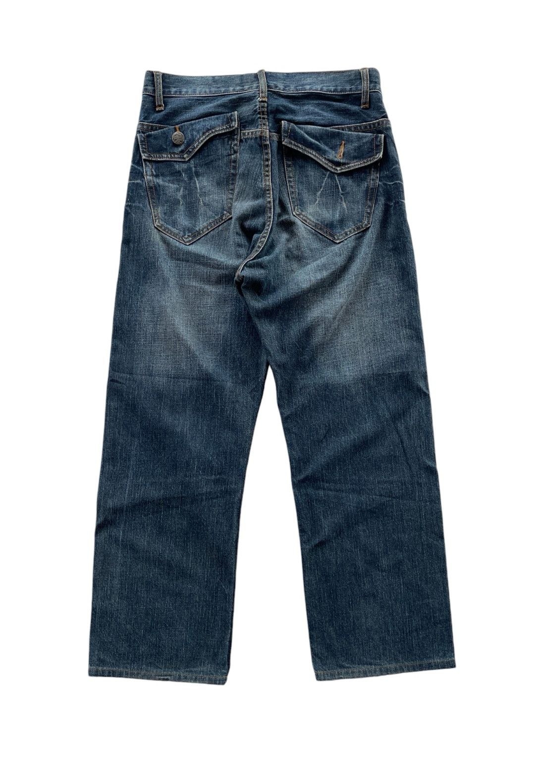 Japanese Brand × Vintage JAPANESE GOLDEN FISH PRINTED JEANS (LG15) Size US 31 - 4 Thumbnail