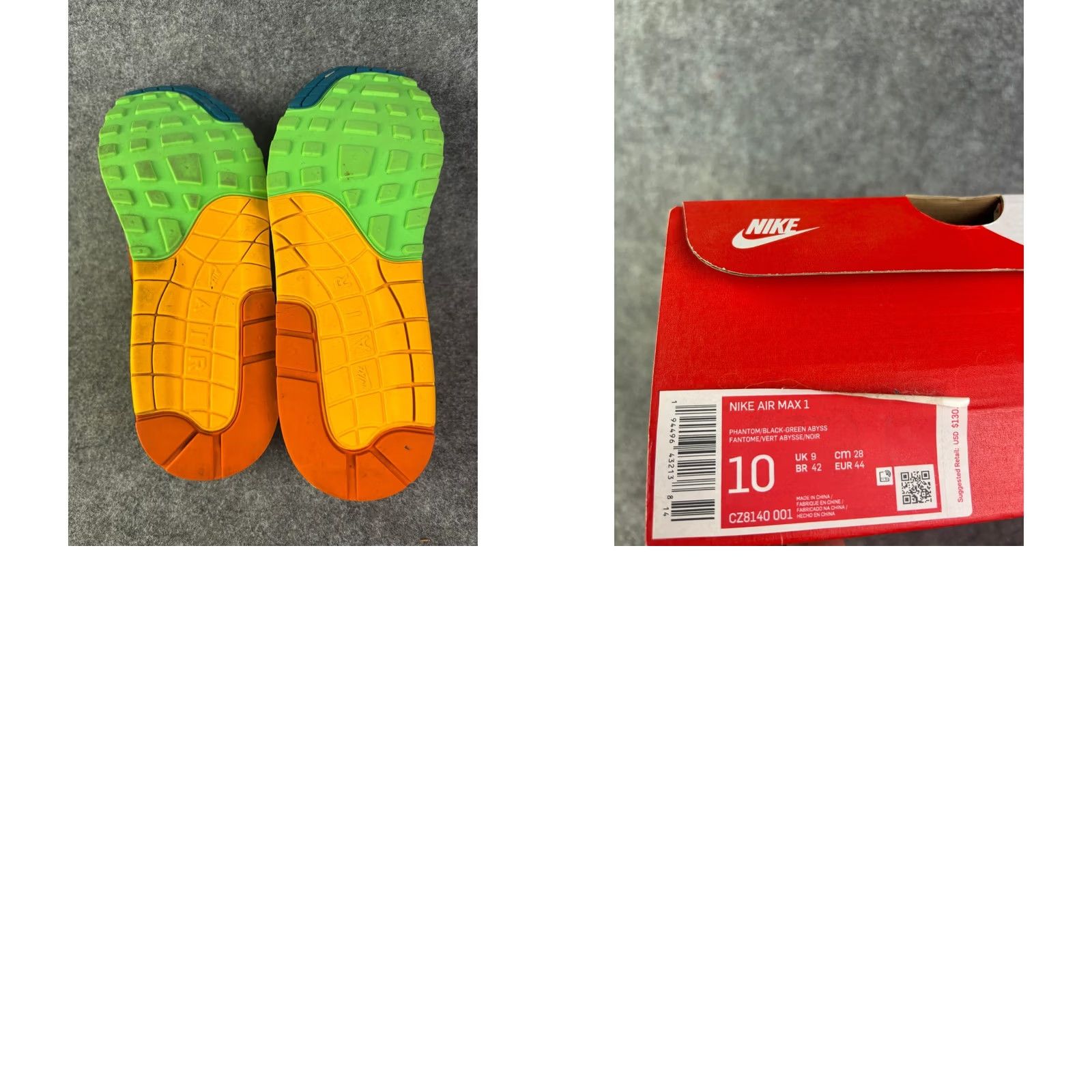 Nike Nike Air Max 1 Mens Size 10 Multicolor Live Together Play Together CZ8140-001 Size US 9 / EU 42 - 8 Thumbnail