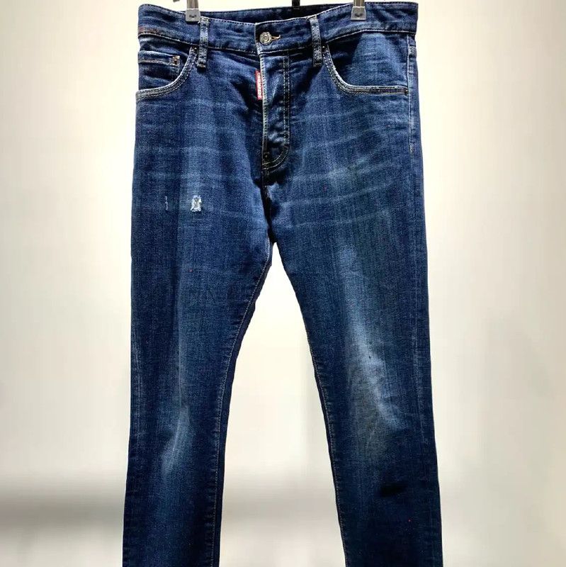 Dsquared2 DSQUARED2 Blue Denim Casual Pants for Men 0089 Size US 32 / EU 48 - 1 Thumbnail