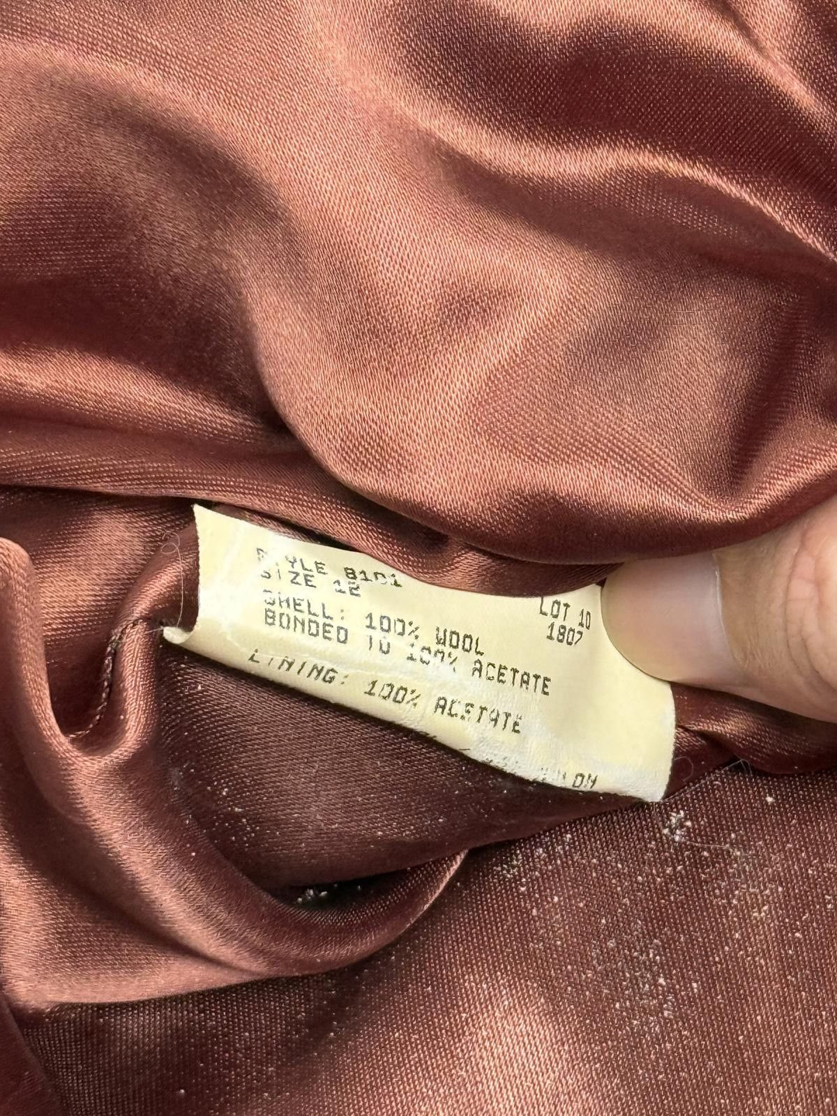 Mackintosh Vintage Mackintosh Womens Button Up Coat Merino Wool Size 12 Size XL / US 12-14 / IT 48-50 - 3 Thumbnail