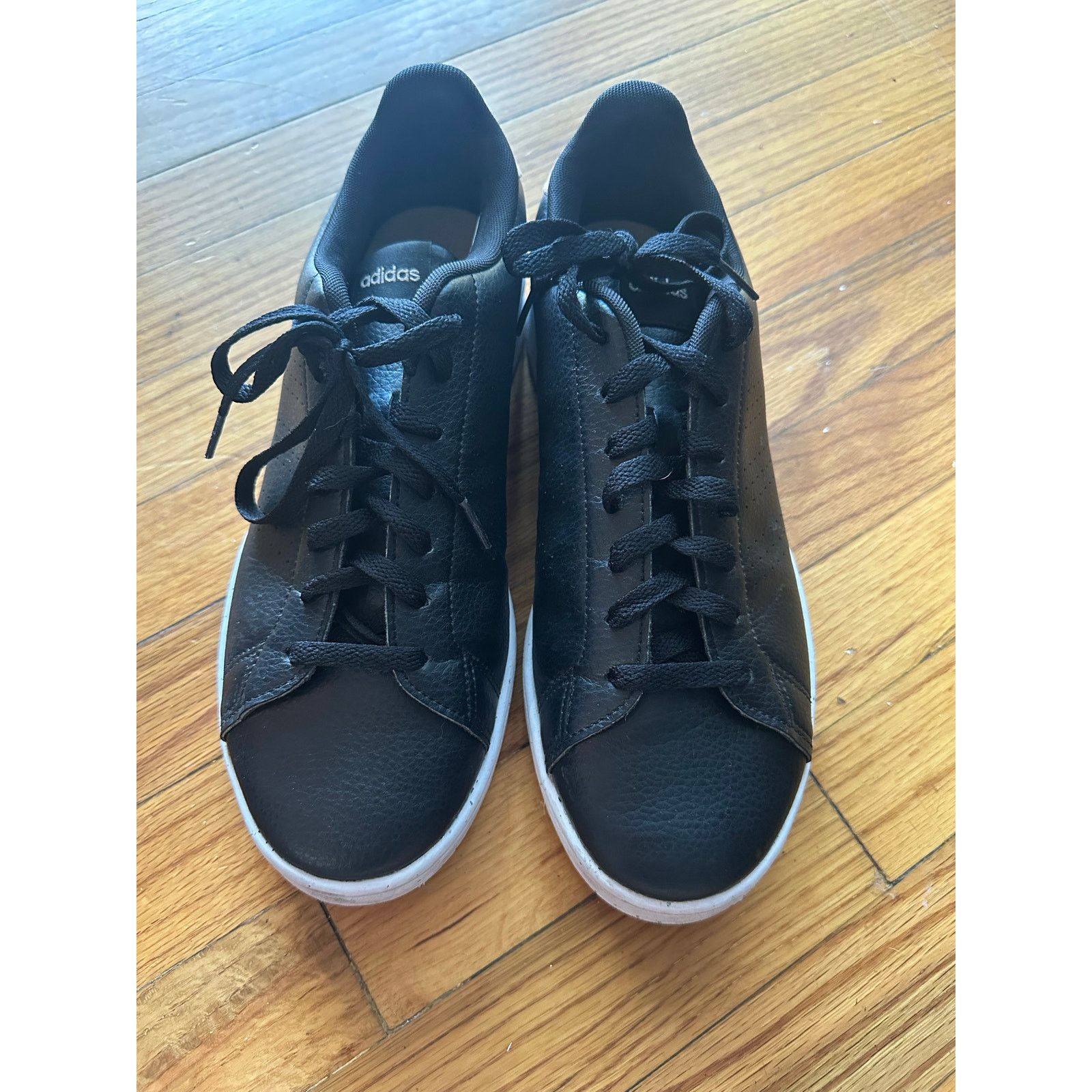Adidas Adidas Advantage Cloudfoam Sneakers Black Cork Detail Size US 10.5 / EU 43-44 - 2 Thumbnail